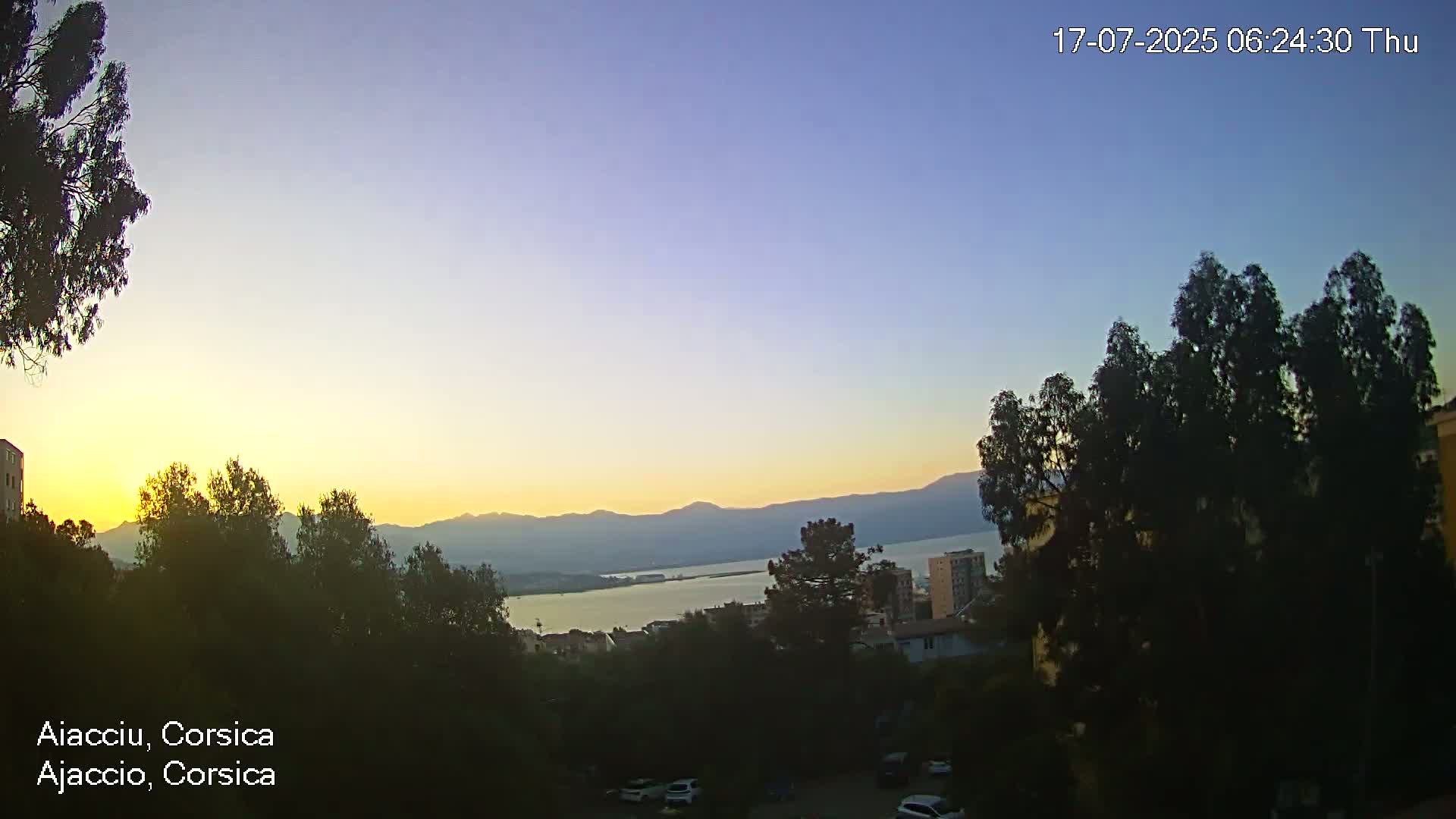 Corsica, Ajaccio City Skyline Live Cam - Ajaccio, Corse-du-Sud, Corse , France