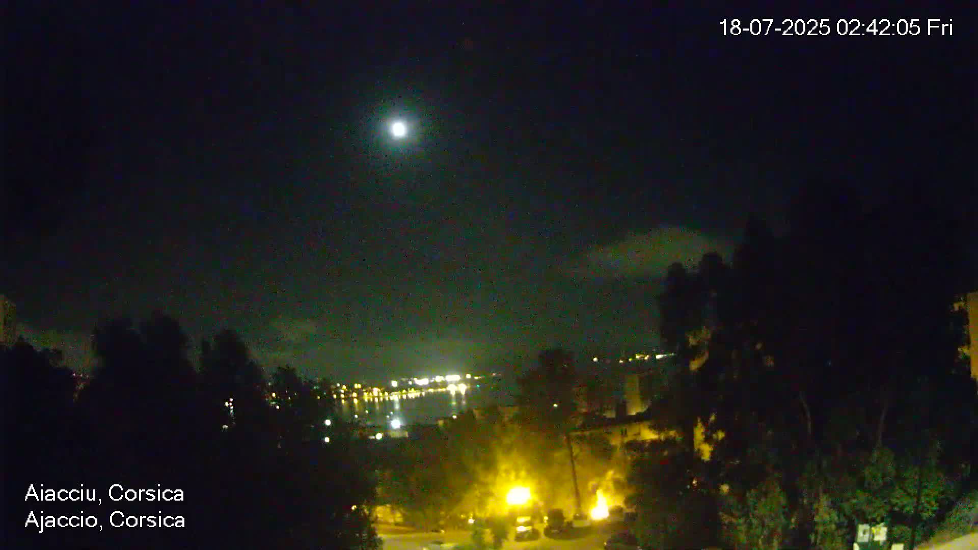 Corsica, Ajaccio City Skyline Live Cam - Ajaccio, Corse-du-Sud, Corse , France