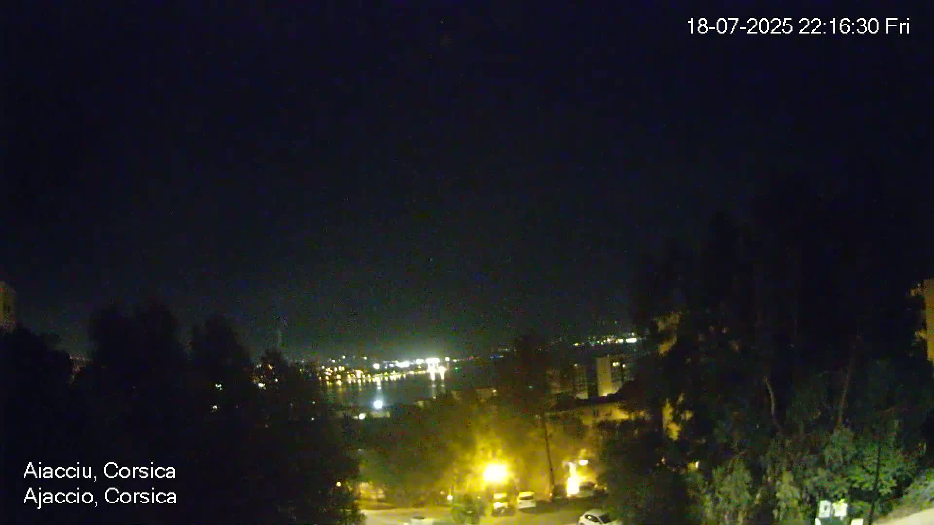Corsica, Ajaccio City Skyline Live Cam - Ajaccio, Corse-du-Sud, Corse , France