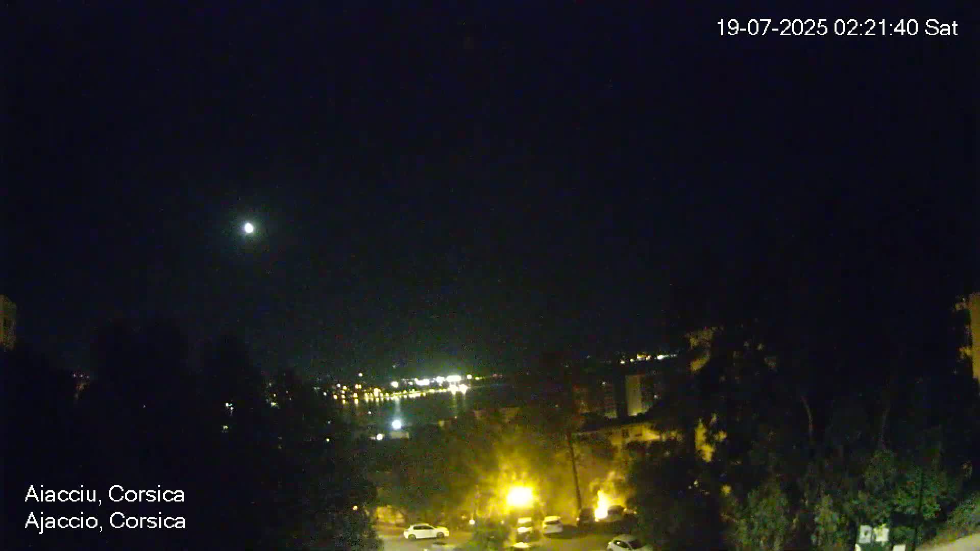 Corsica, Ajaccio City Skyline Live Cam - Ajaccio, Corse-du-Sud, Corse , France