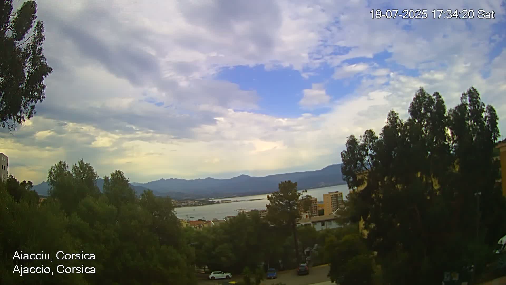 Corsica, Ajaccio City Skyline Live Cam - Ajaccio, Corse-du-Sud, Corse , France