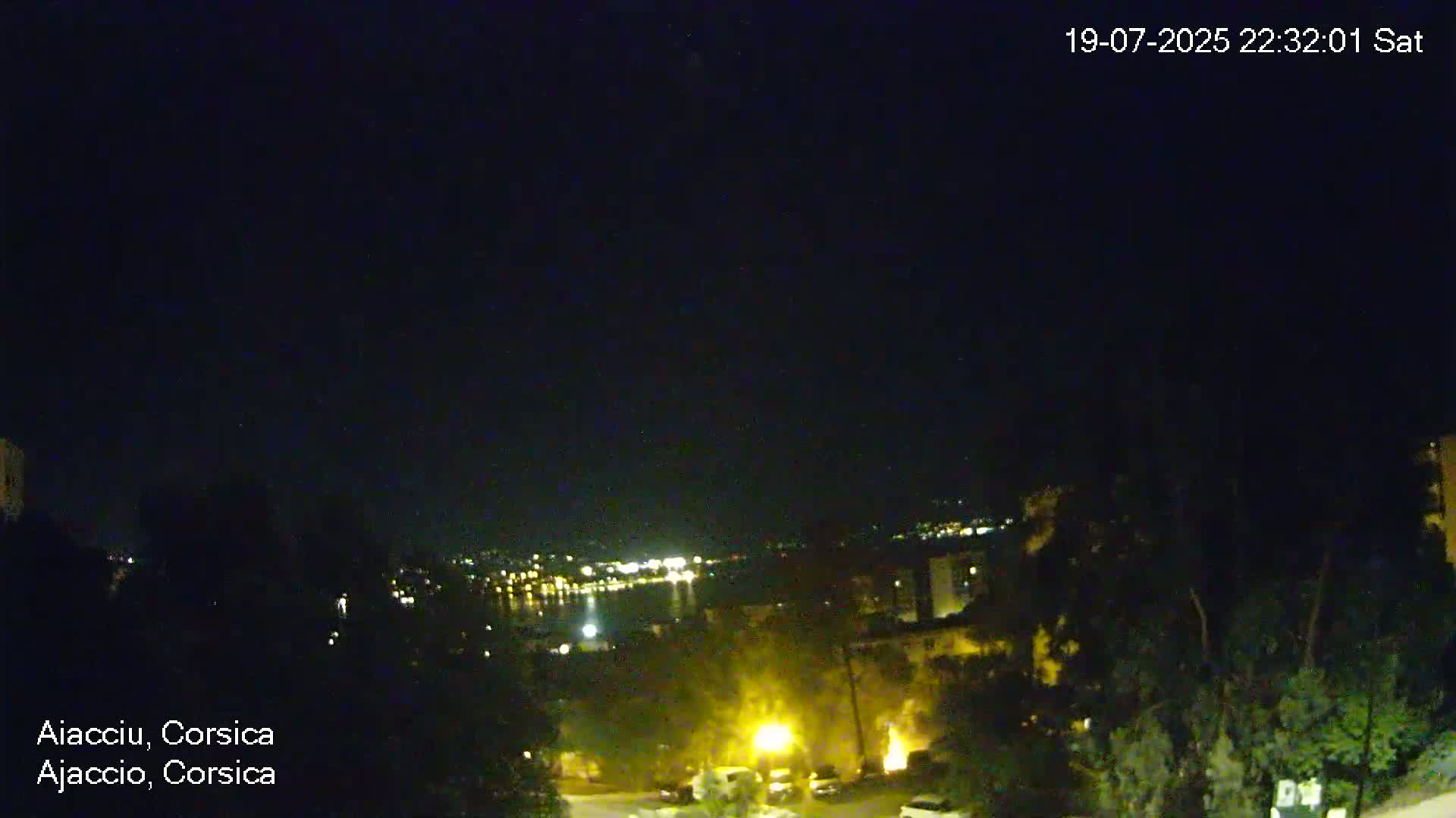 Corsica, Ajaccio City Skyline Live Cam - Ajaccio, Corse-du-Sud, Corse , France
