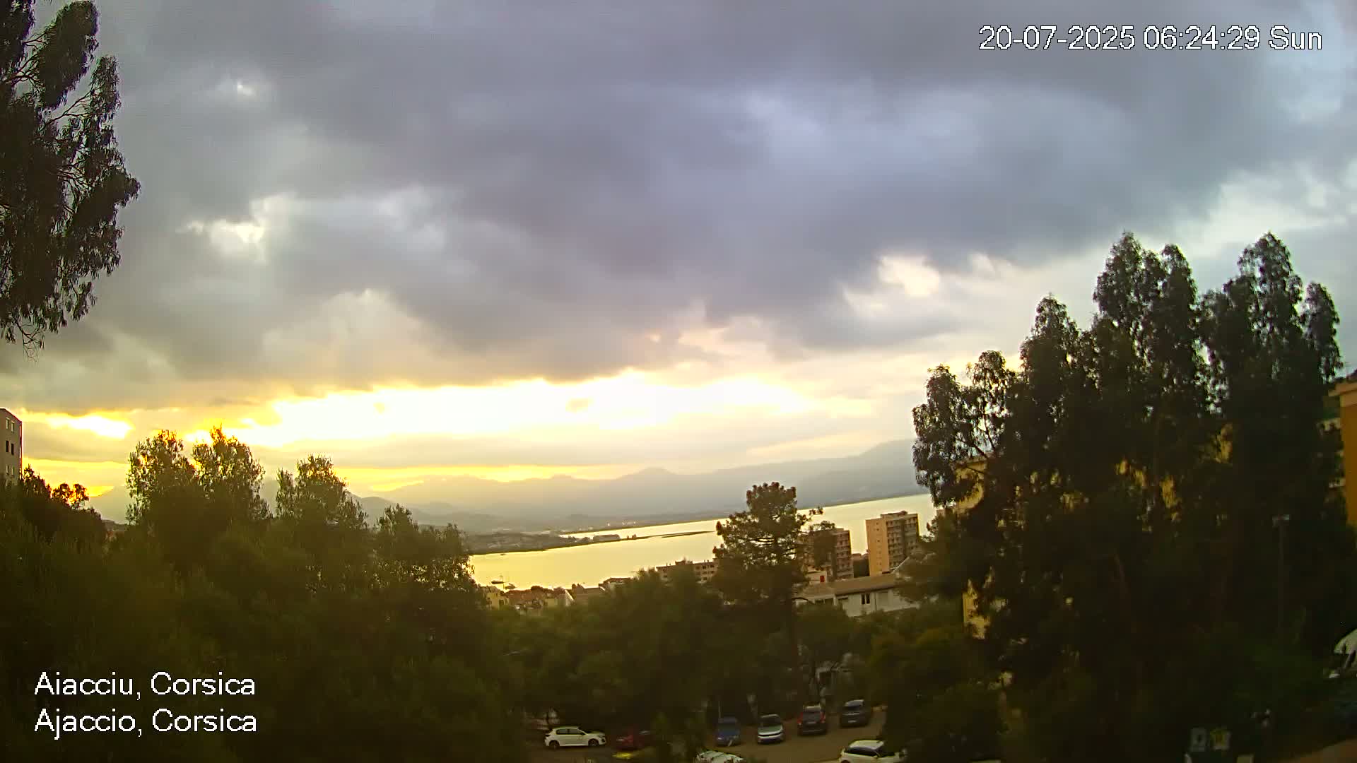 Corsica, Ajaccio City Skyline Live Cam - Ajaccio, Corse-du-Sud, Corse , France