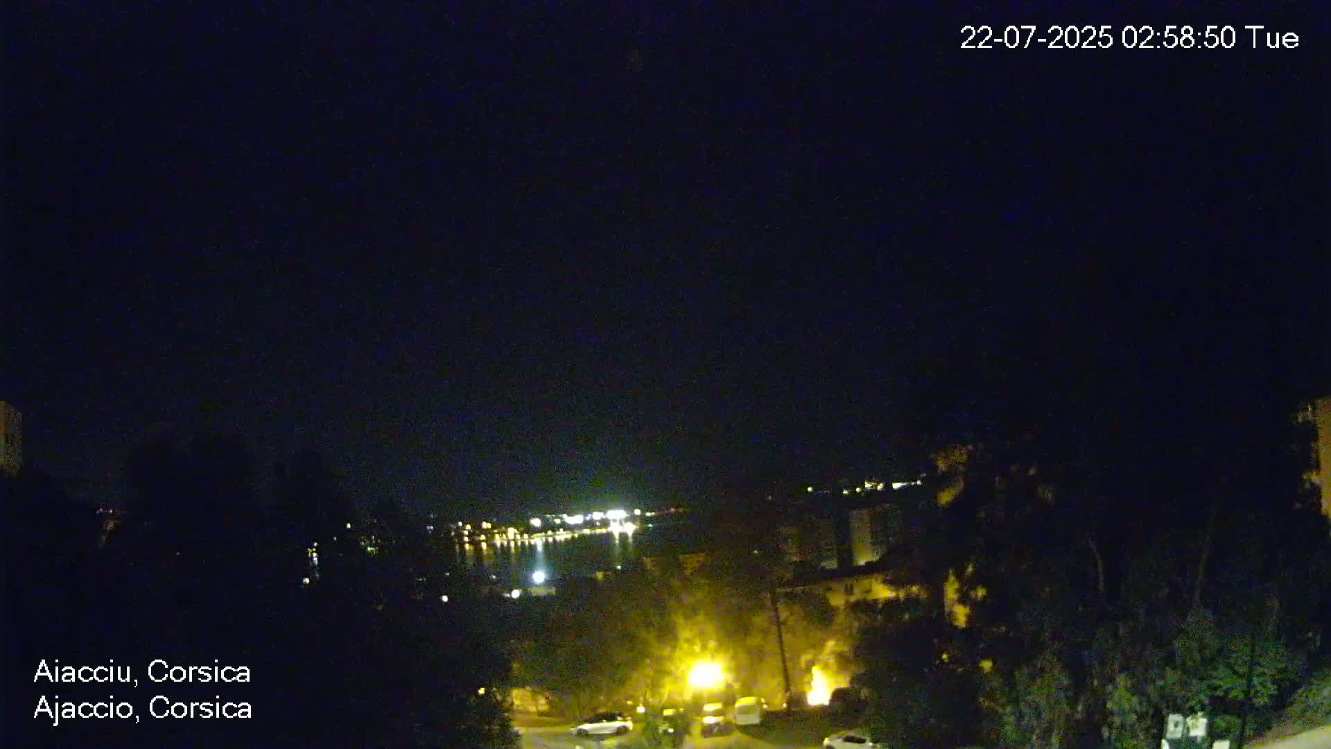 Corsica, Ajaccio City Skyline Live Cam - Ajaccio, Corse-du-Sud, Corse , France