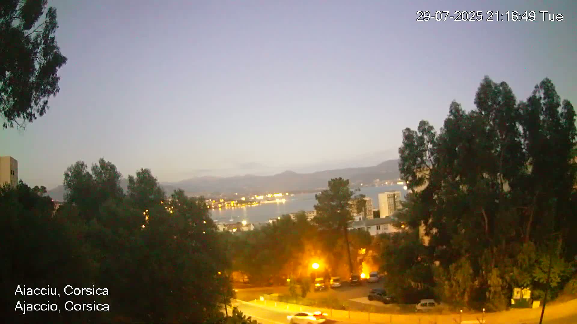 Corsica, Ajaccio City Skyline Live Cam - Ajaccio, Corse-du-Sud, Corse , France