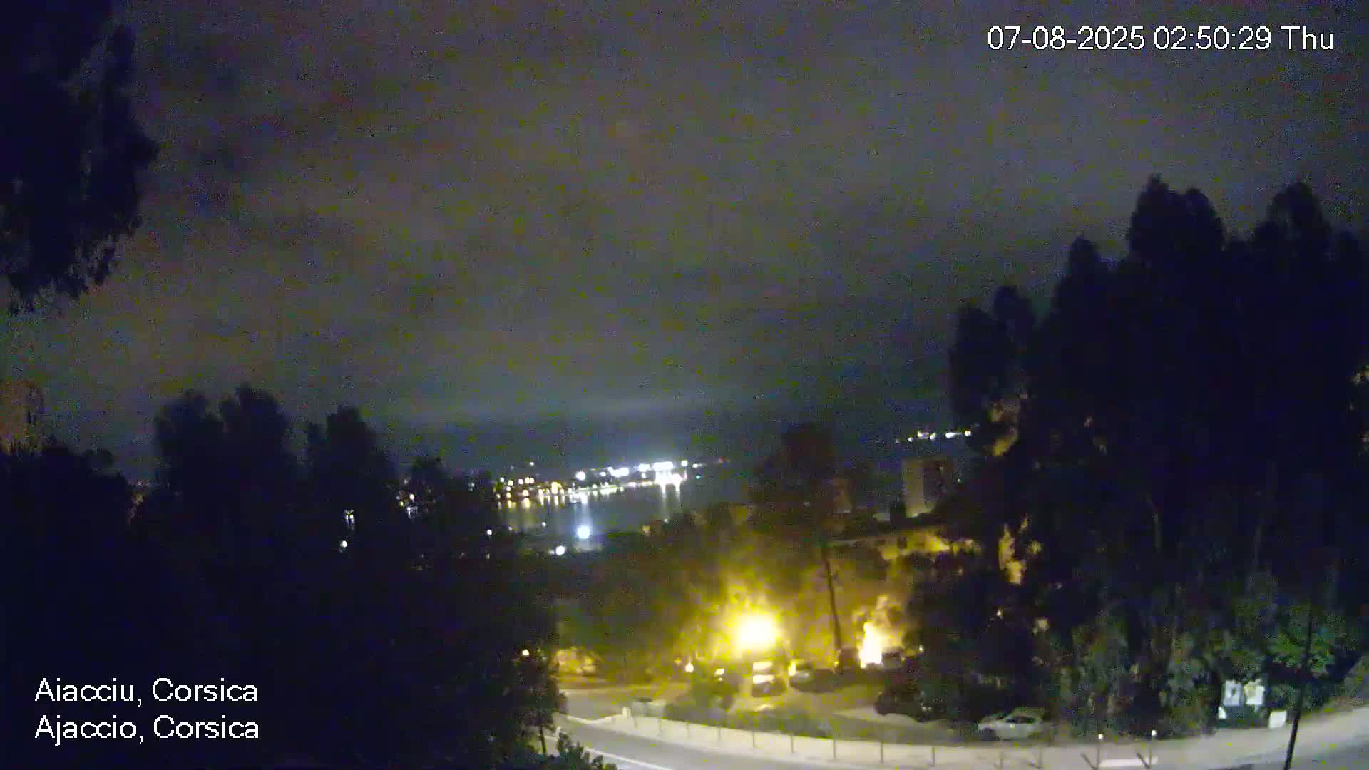 Corsica, Ajaccio City Skyline Live Cam - Ajaccio, Corse-du-Sud, Corse , France