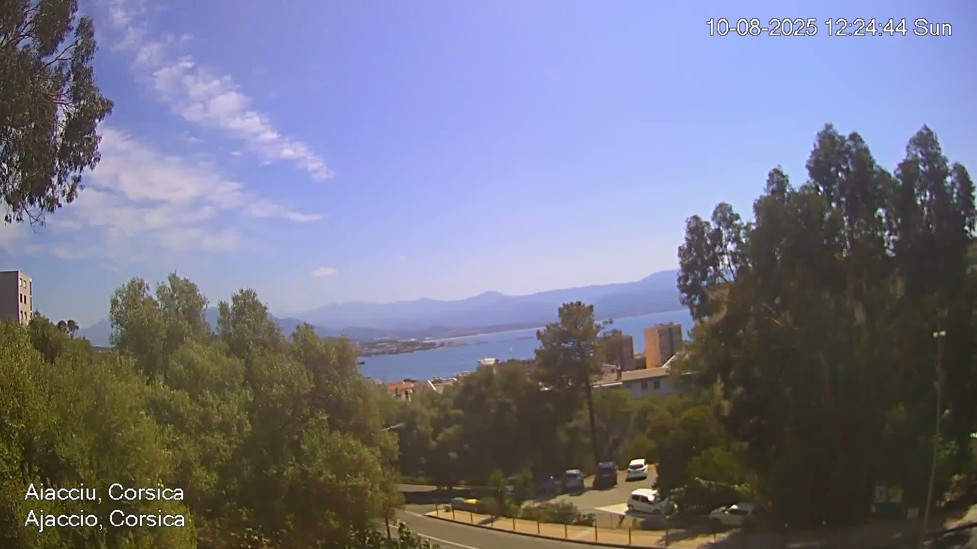Corsica, Ajaccio City Skyline Live Cam - Ajaccio, Corse-du-Sud, Corse , France