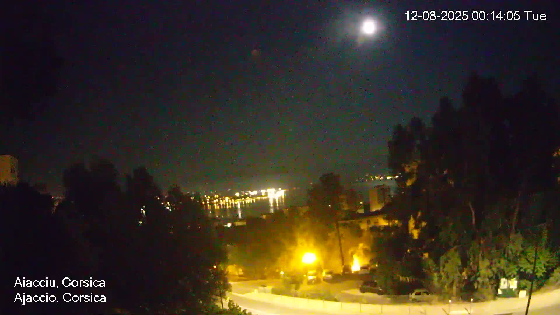 Corsica, Ajaccio City Skyline Live Cam - Ajaccio, Corse-du-Sud, Corse , France