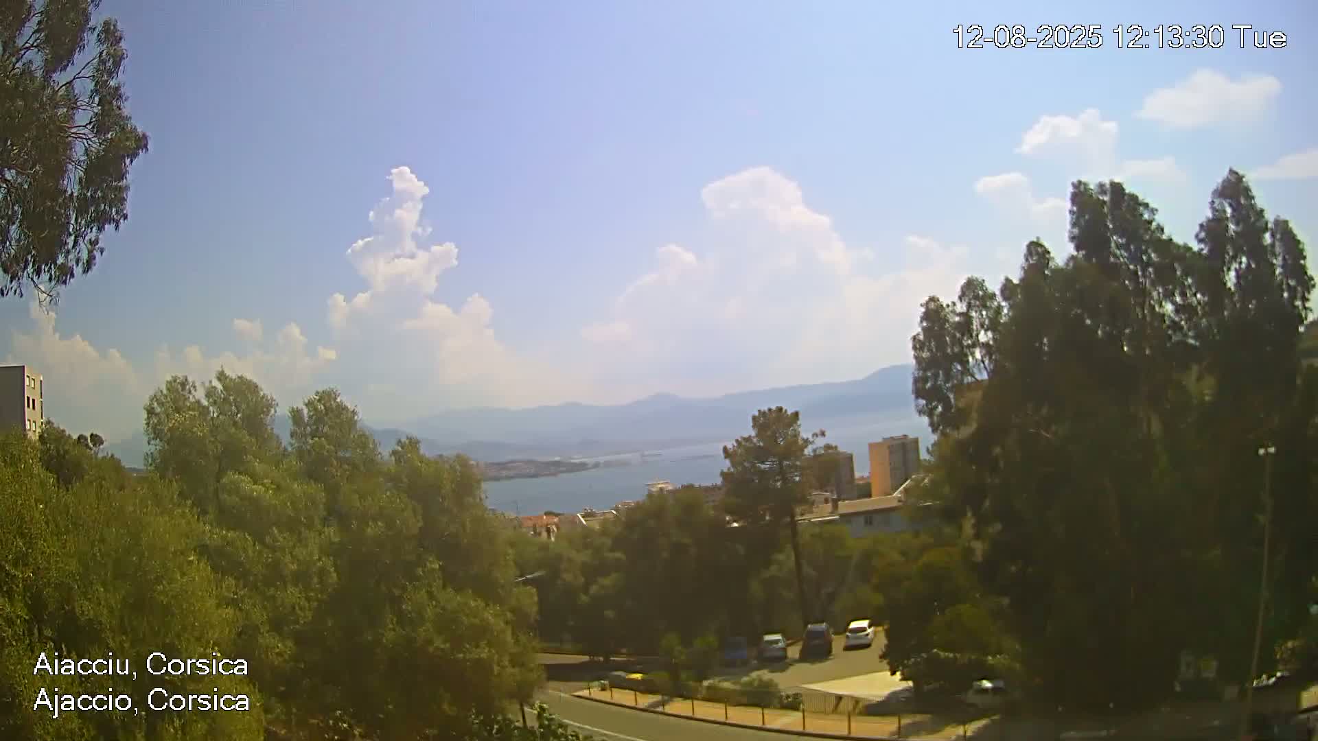 Corsica, Ajaccio City Skyline Live Cam - Ajaccio, Corse-du-Sud, Corse , France