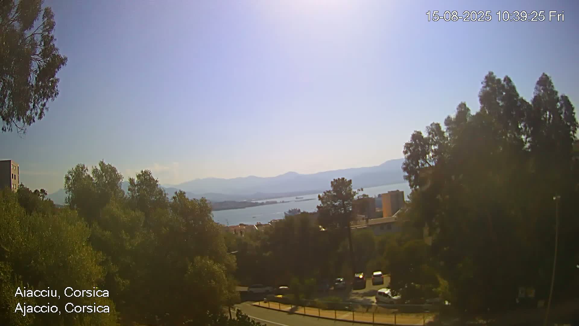 Corsica, Ajaccio City Skyline Live Cam - Ajaccio, Corse-du-Sud, Corse , France