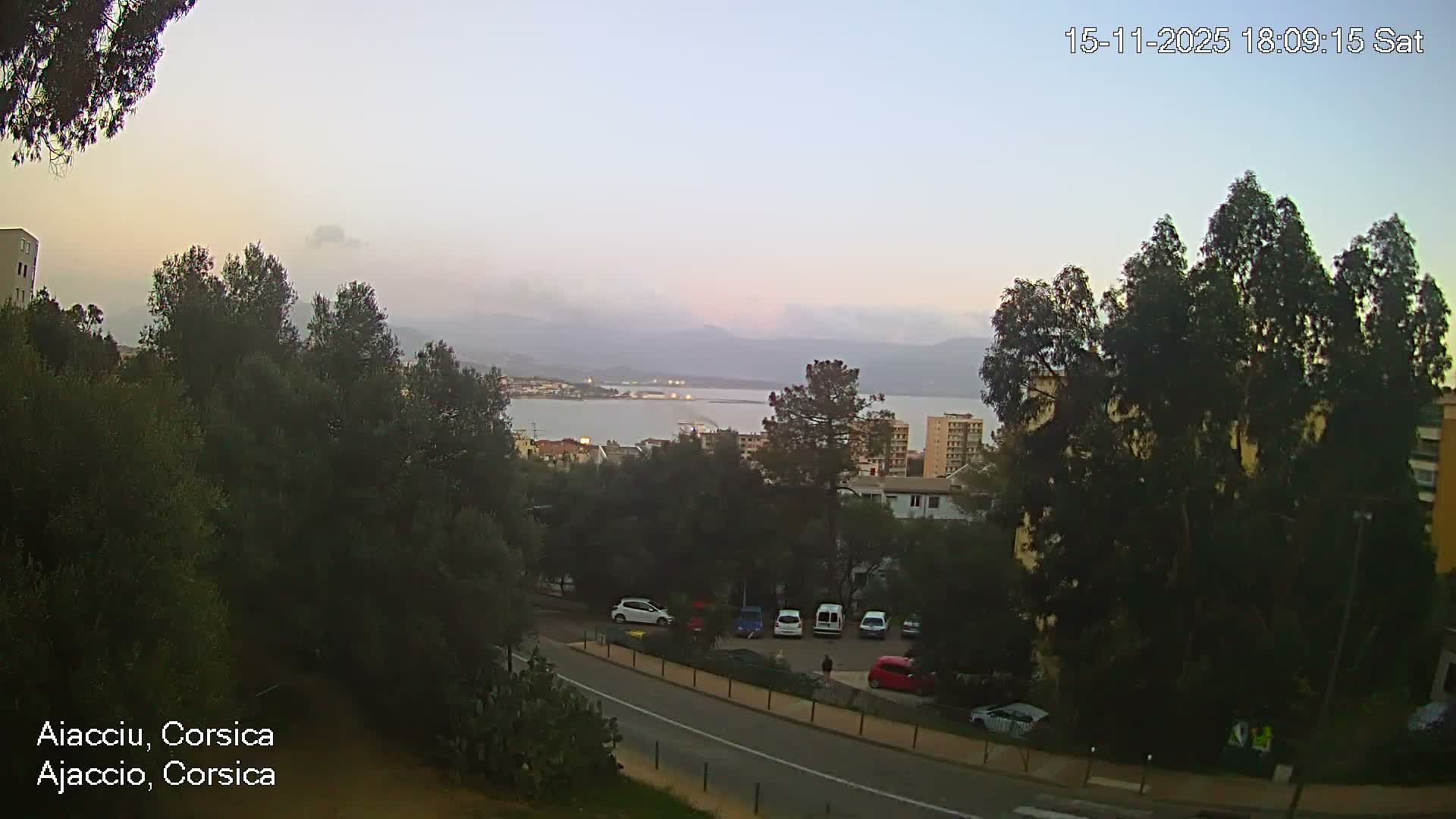 Corsica, Ajaccio City Skyline Live Cam - Ajaccio, Corse-du-Sud, Corse , France