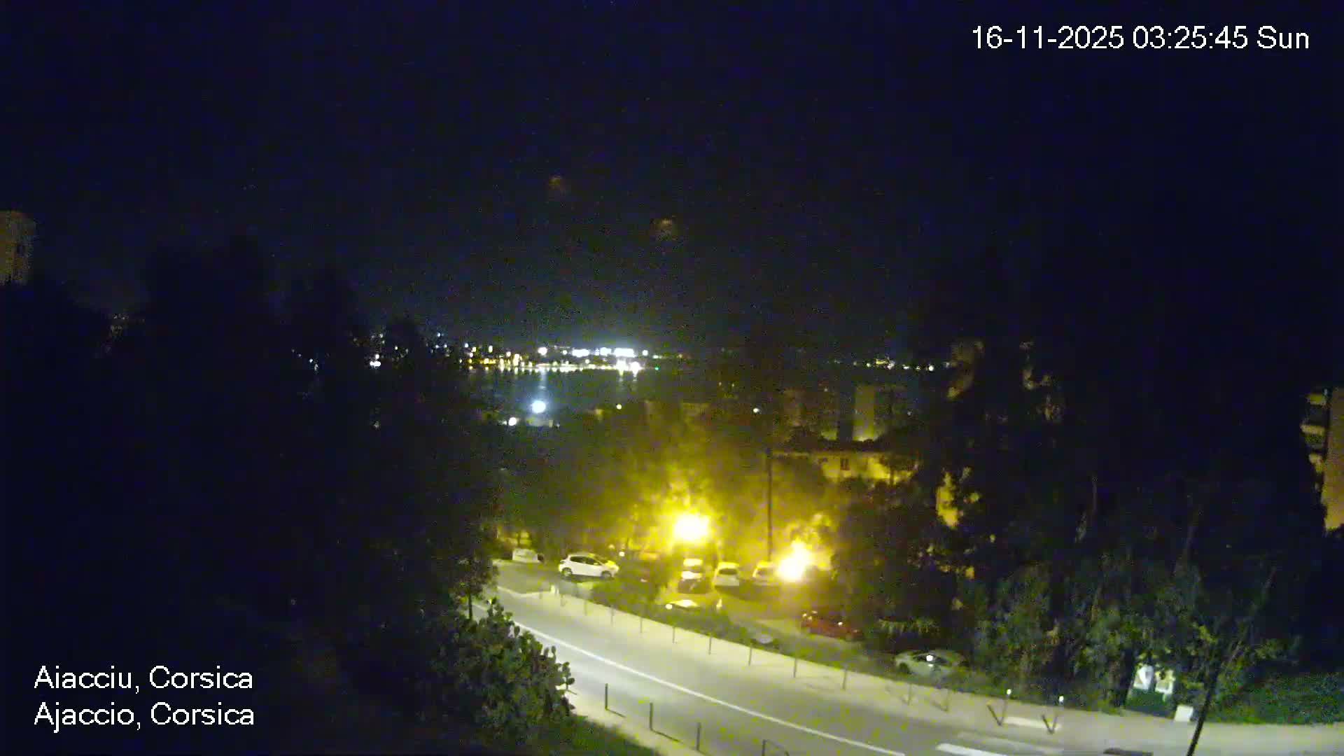 Corsica, Ajaccio City Skyline Live Cam - Ajaccio, Corse-du-Sud, Corse , France