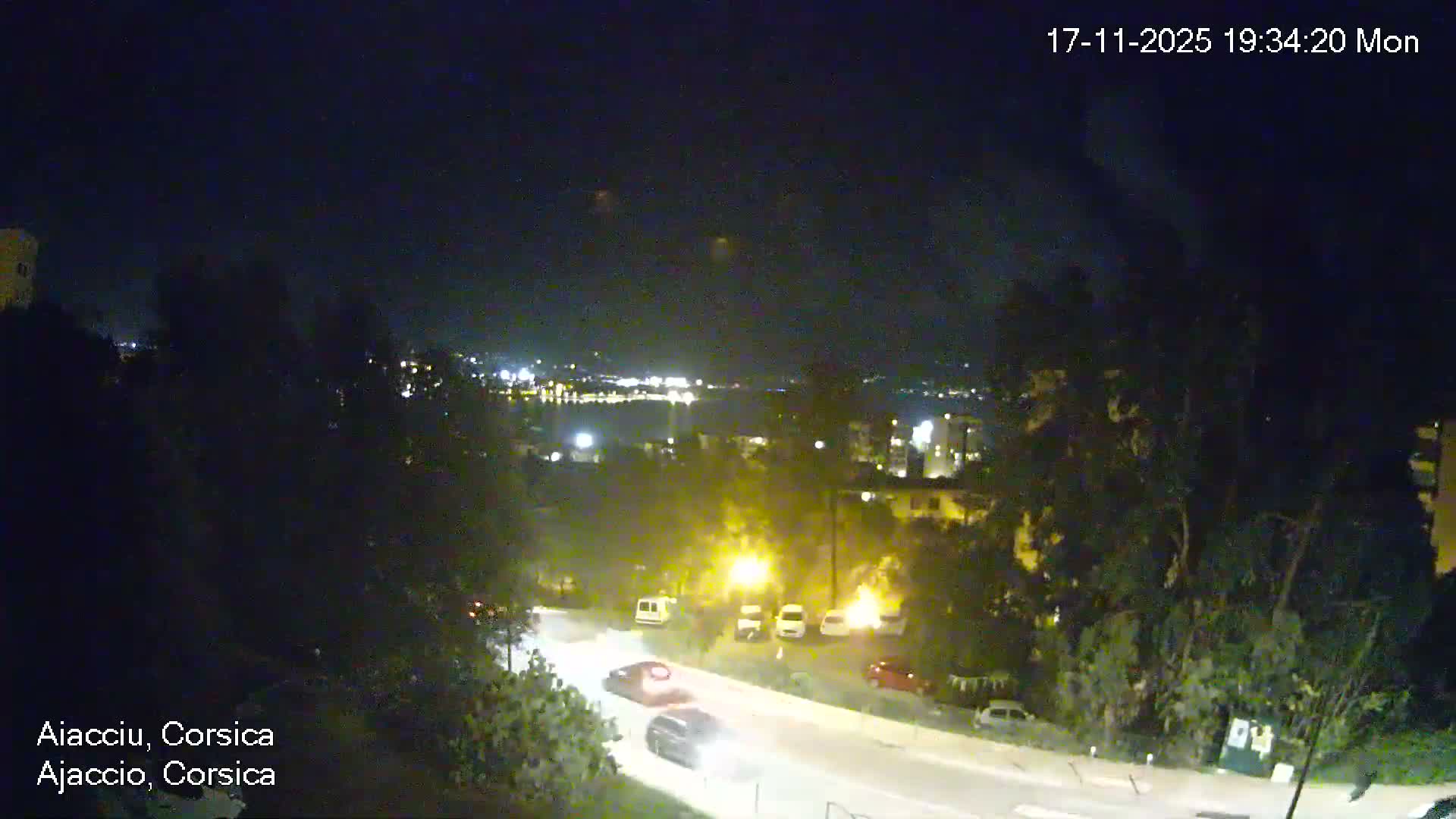 Corsica, Ajaccio City Skyline Live Cam - Ajaccio, Corse-du-Sud, Corse , France