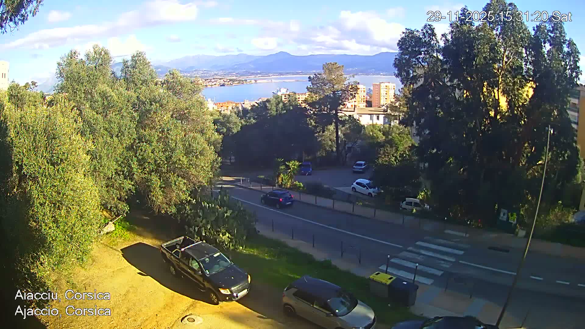 Corsica, Ajaccio City Skyline Live Cam - Ajaccio, Corse-du-Sud, Corse , France