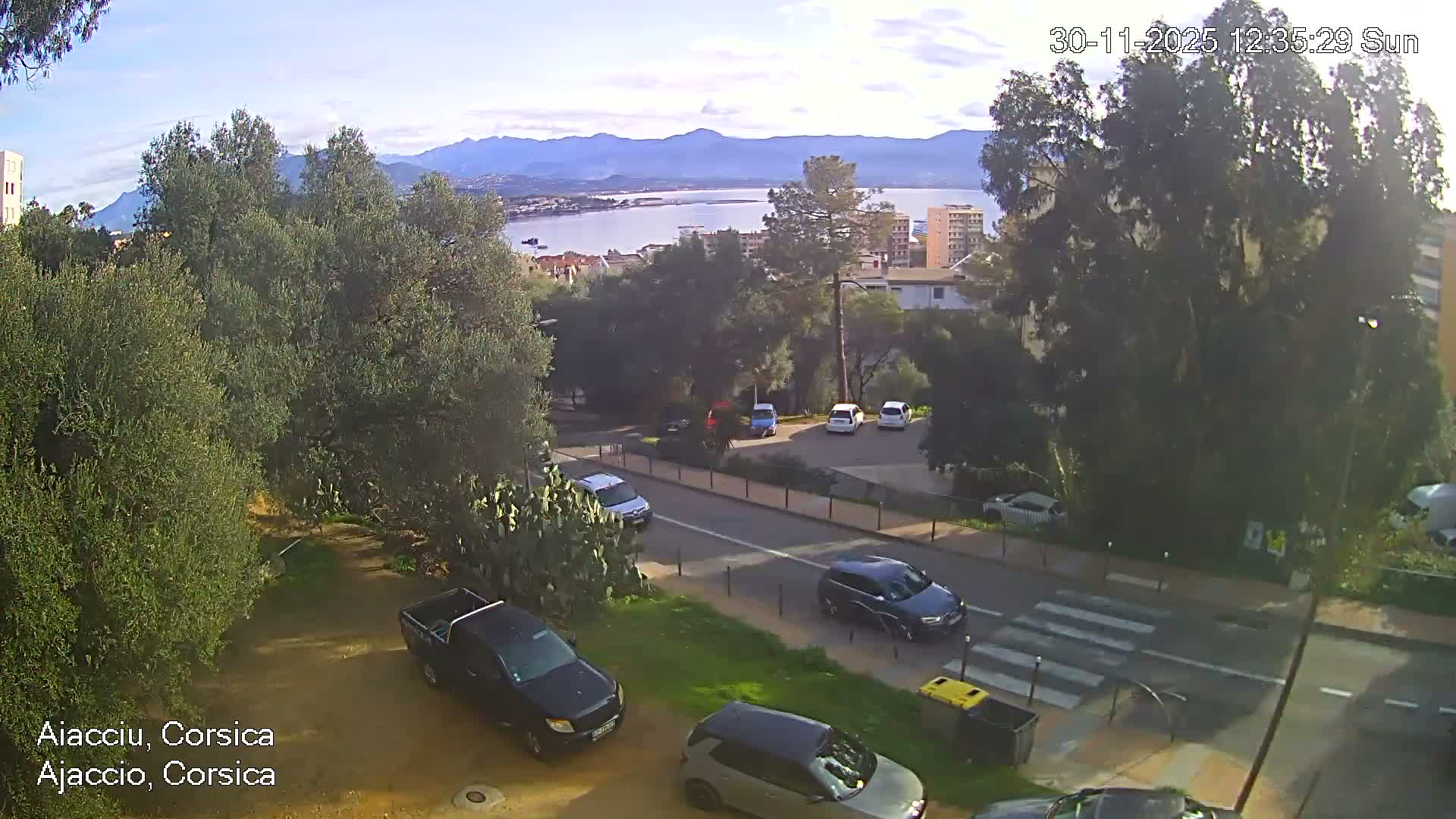 Corsica, Ajaccio City Skyline Live Cam - Ajaccio, Corse-du-Sud, Corse , France