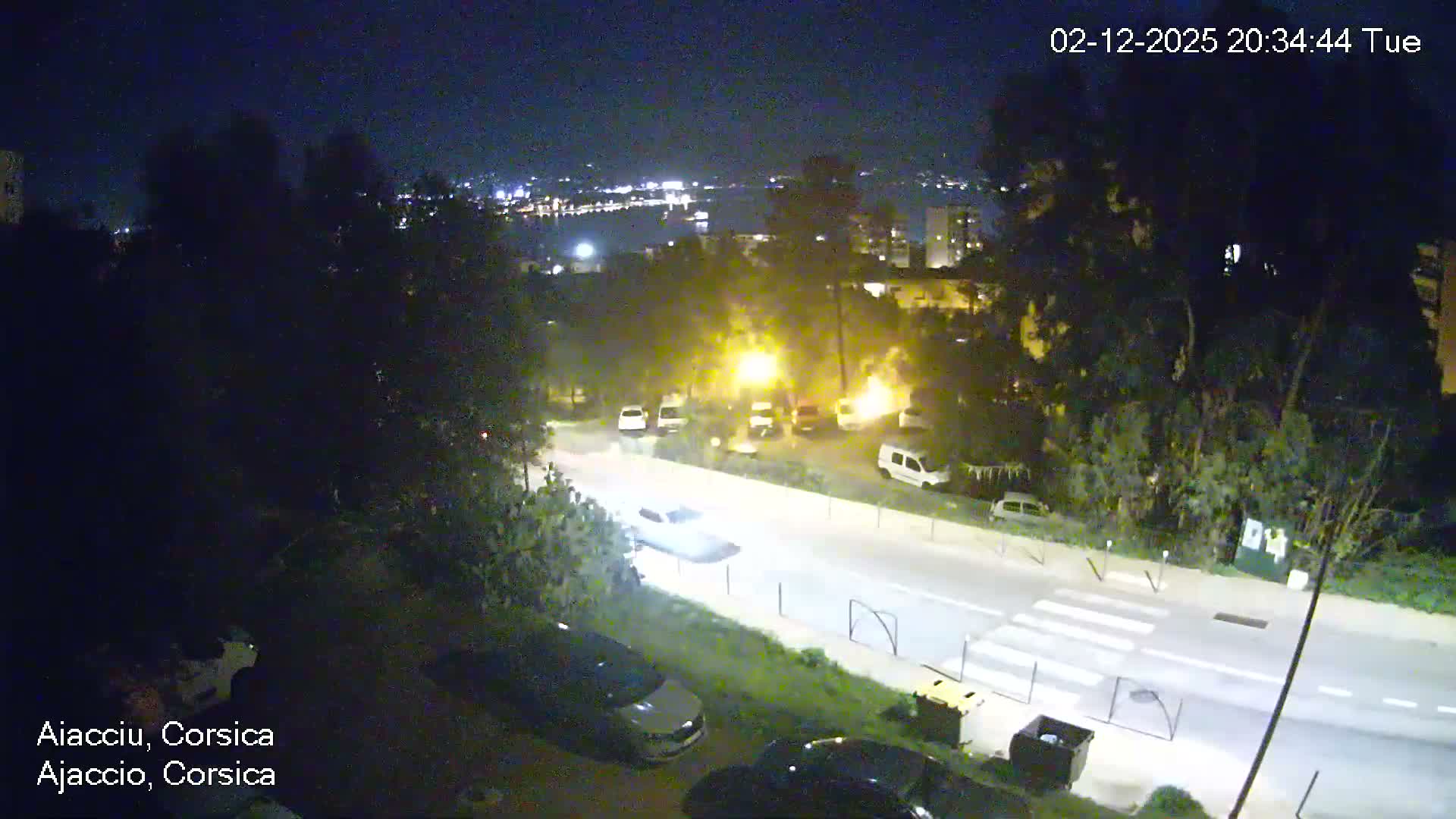 Corsica, Ajaccio City Skyline Live Cam - Ajaccio, Corse-du-Sud, Corse , France