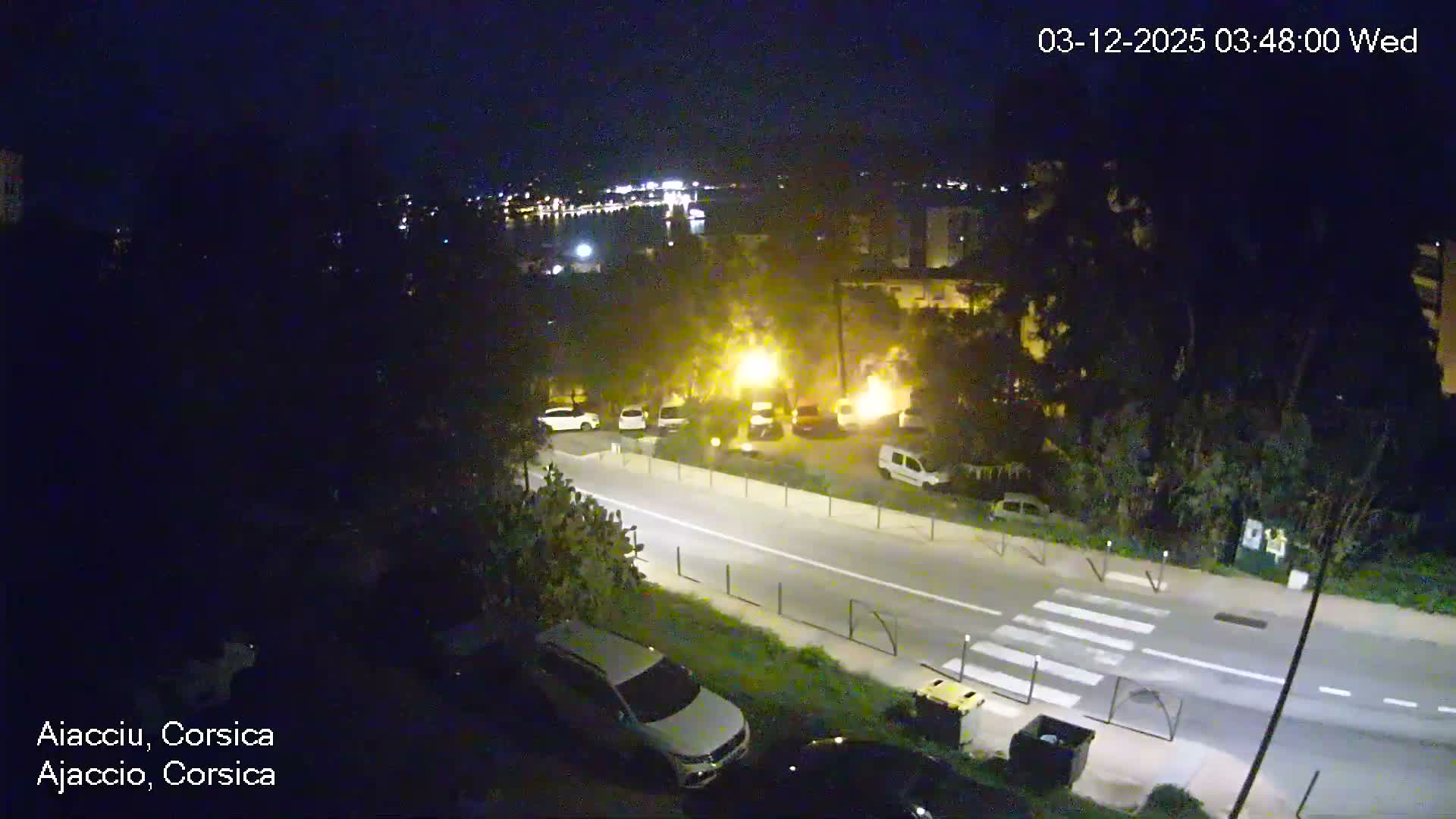 Corsica, Ajaccio City Skyline Live Cam - Ajaccio, Corse-du-Sud, Corse , France