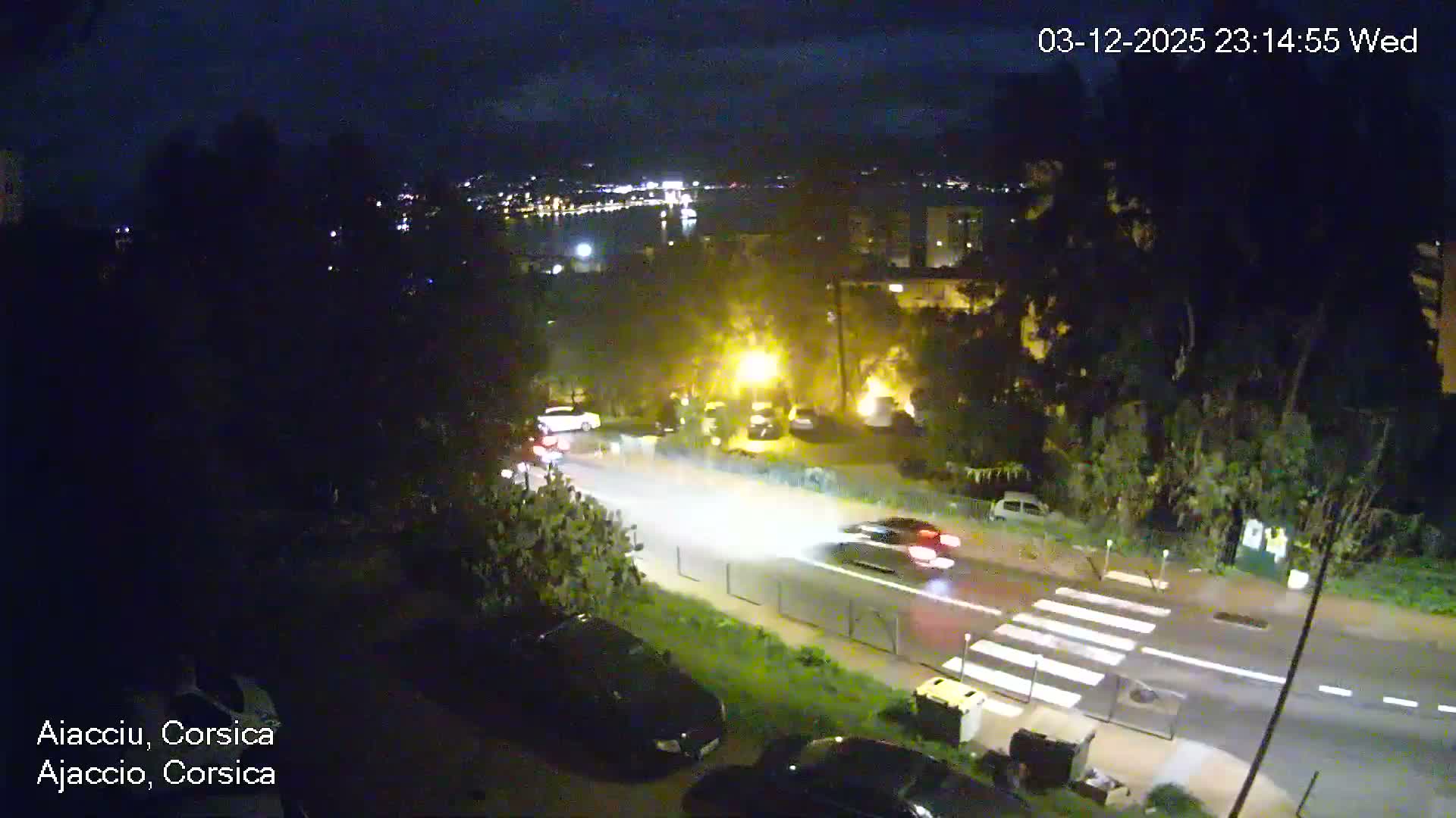 Corsica, Ajaccio City Skyline Live Cam - Ajaccio, Corse-du-Sud, Corse , France