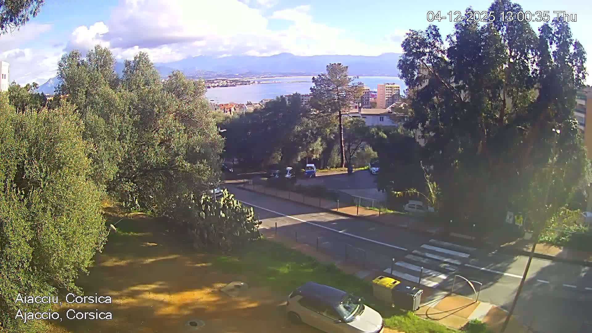 Corsica, Ajaccio City Skyline Live Cam - Ajaccio, Corse-du-Sud, Corse , France