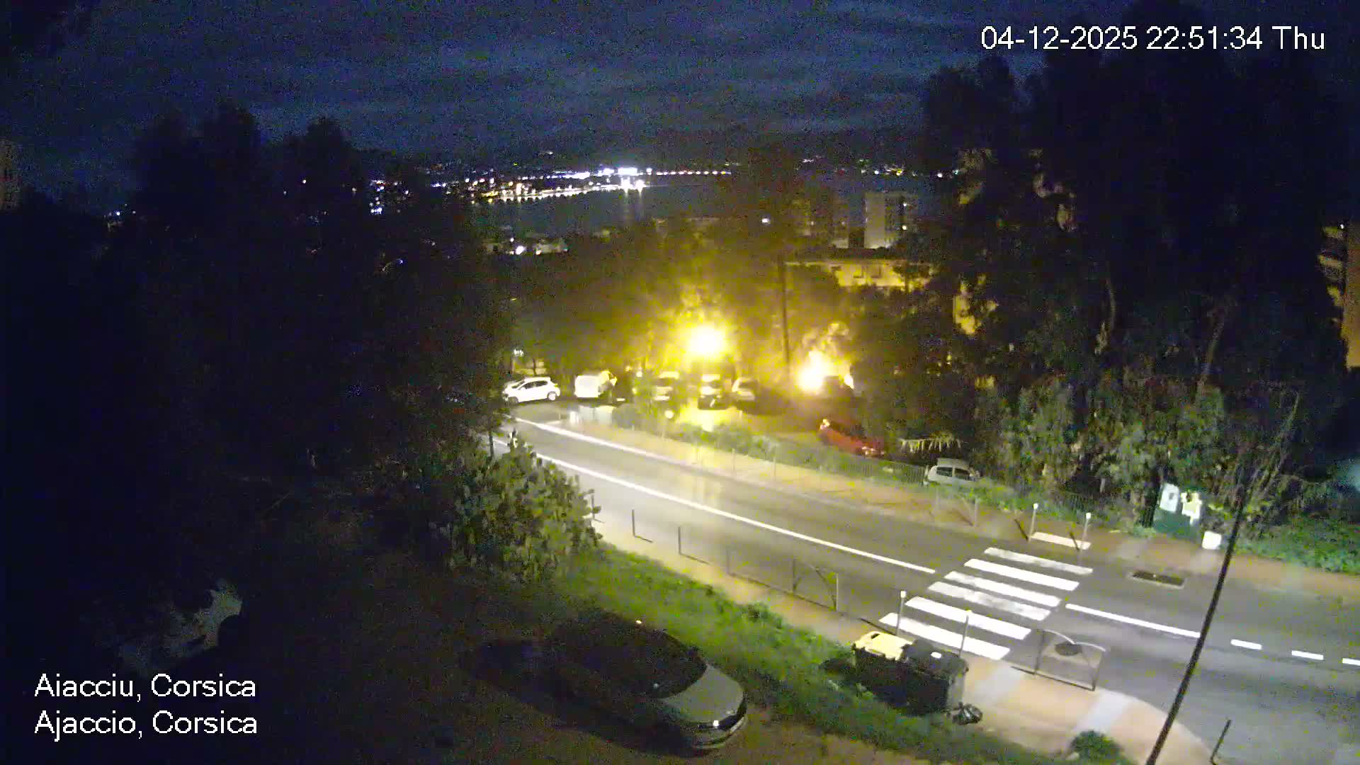 Corsica, Ajaccio City Skyline Live Cam - Ajaccio, Corse-du-Sud, Corse , France