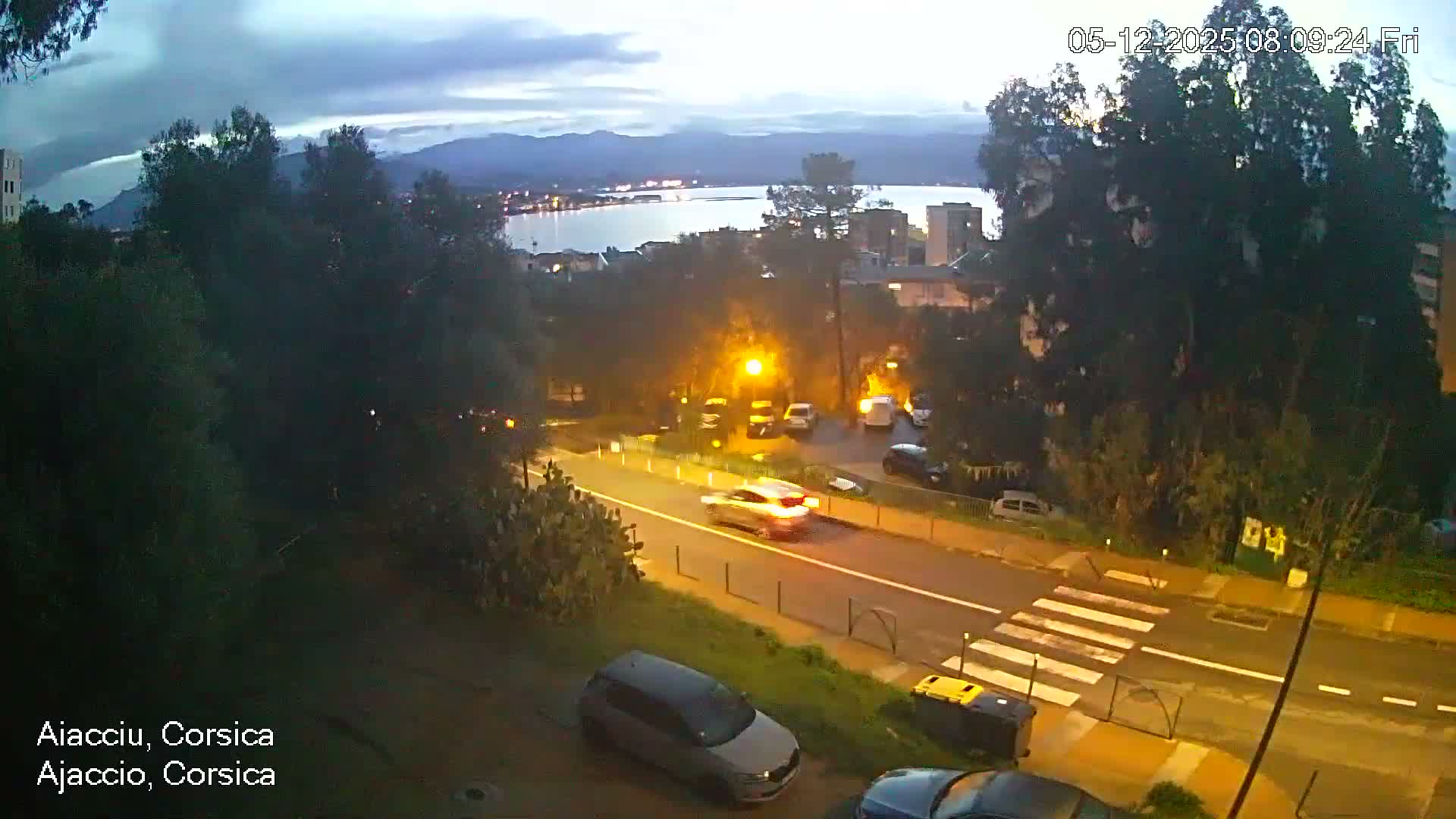 Corsica, Ajaccio City Skyline Live Cam - Ajaccio, Corse-du-Sud, Corse , France