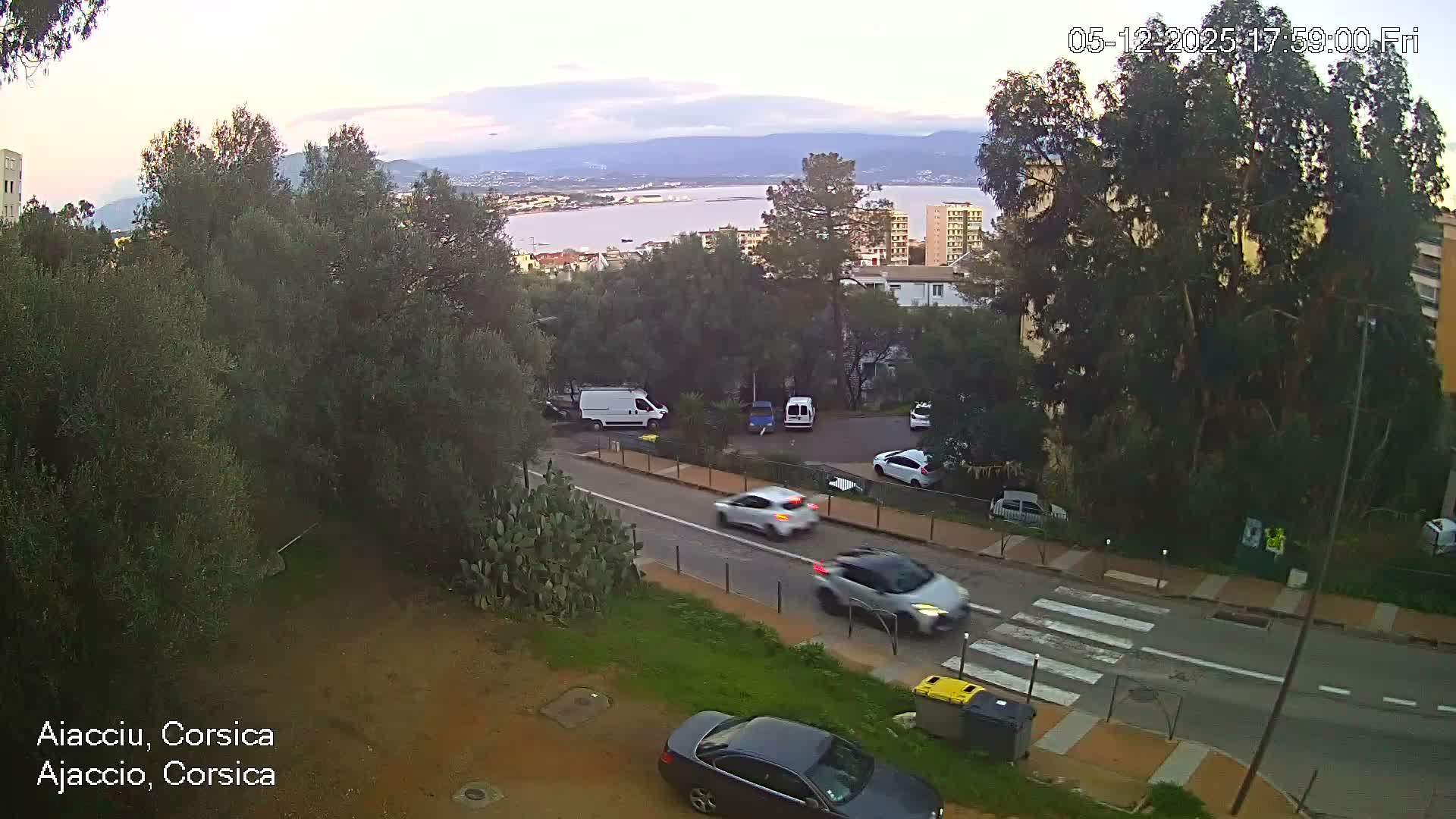 Corsica, Ajaccio City Skyline Live Cam - Ajaccio, Corse-du-Sud, Corse , France