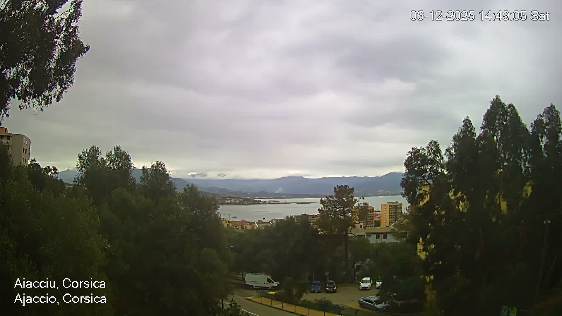 Corsica, Ajaccio City Skyline Live Cam - Ajaccio, Corse-du-Sud, Corse , France