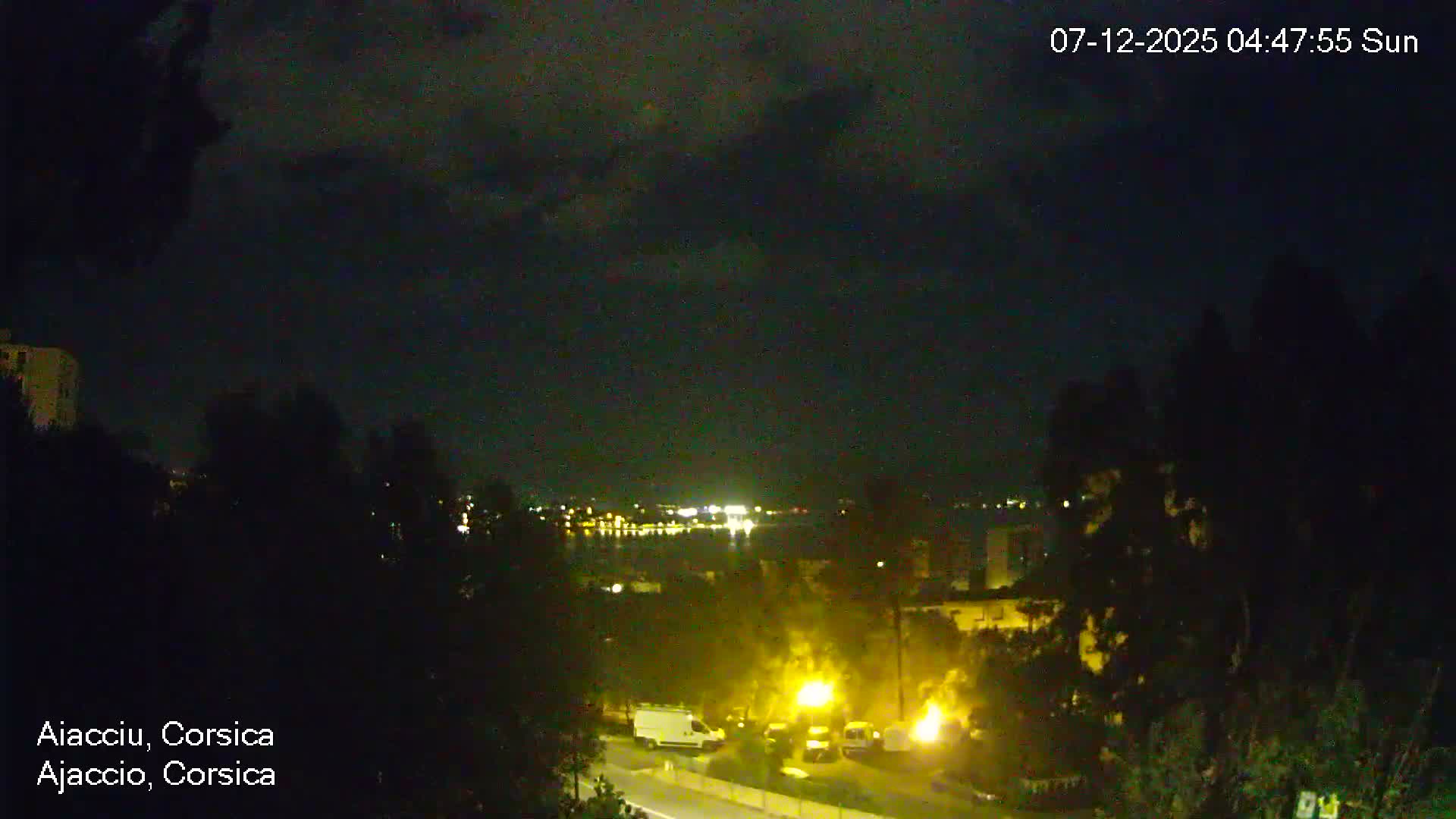 Corsica, Ajaccio City Skyline Live Cam - Ajaccio, Corse-du-Sud, Corse , France