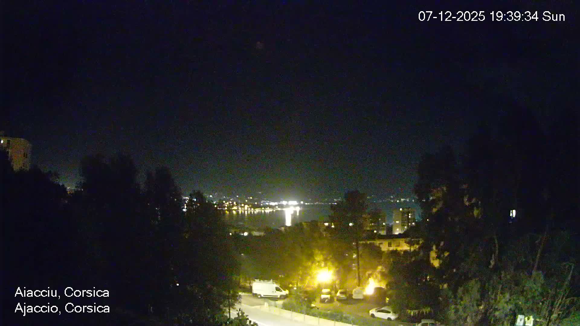 Corsica, Ajaccio City Skyline Live Cam - Ajaccio, Corse-du-Sud, Corse , France