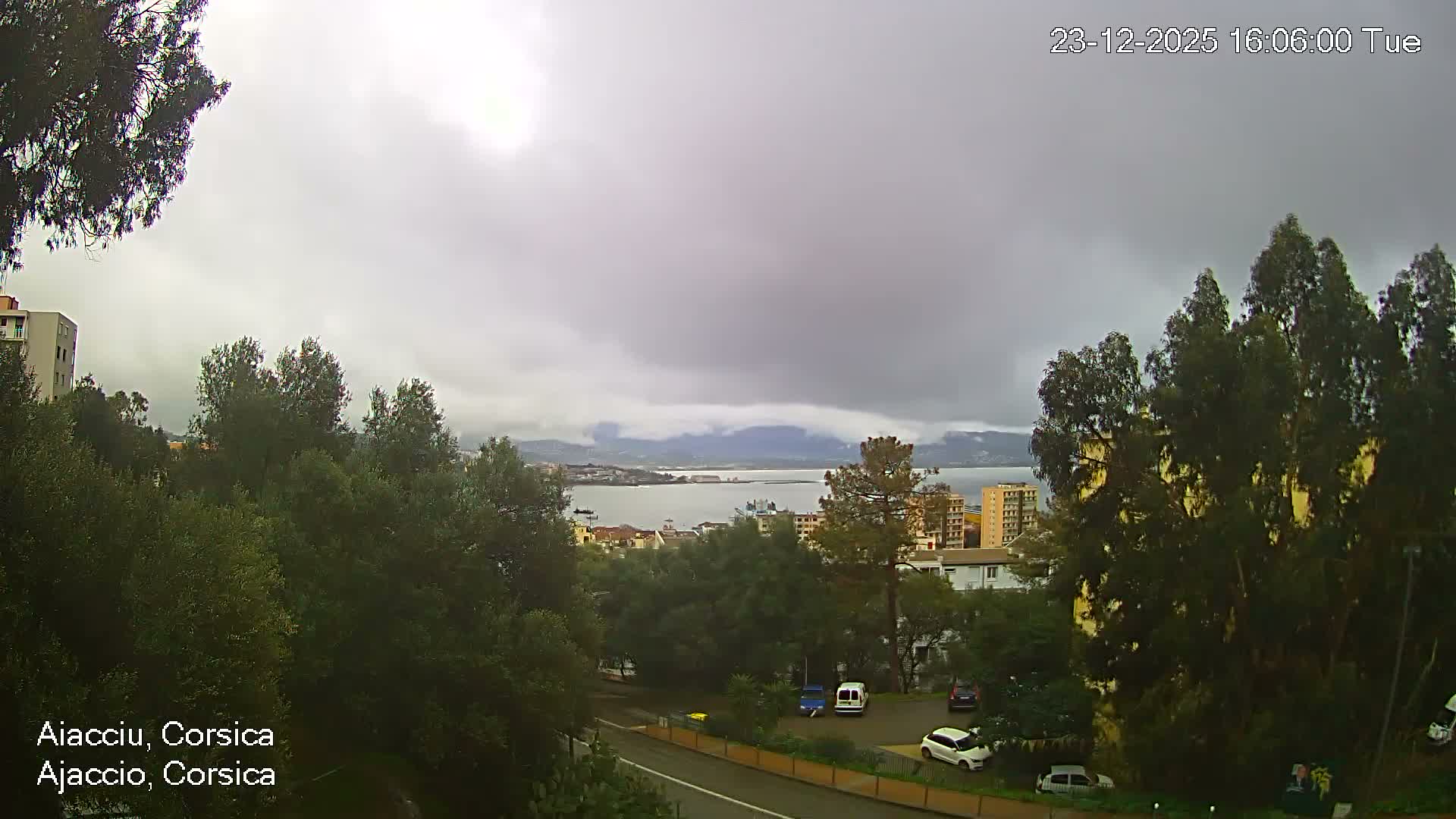 Corsica, Ajaccio City Skyline Live Cam - Ajaccio, Corse-du-Sud, Corse , France