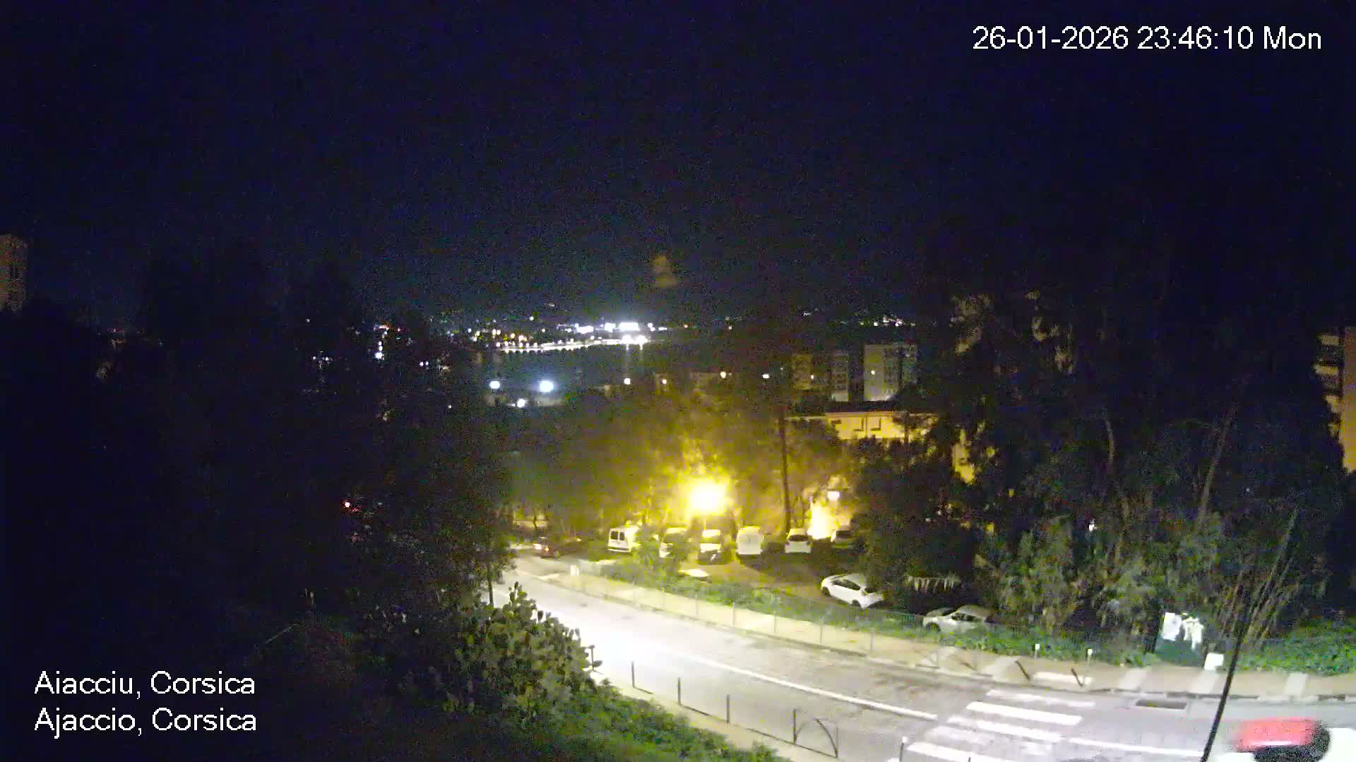 Corsica, Ajaccio City Skyline Live Cam - Ajaccio, Corse-du-Sud, Corse , France