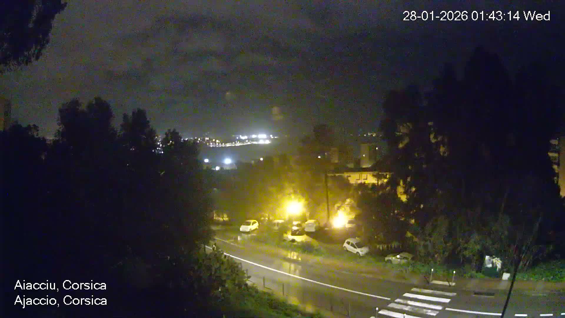 Corsica, Ajaccio City Skyline Live Cam - Ajaccio, Corse-du-Sud, Corse , France