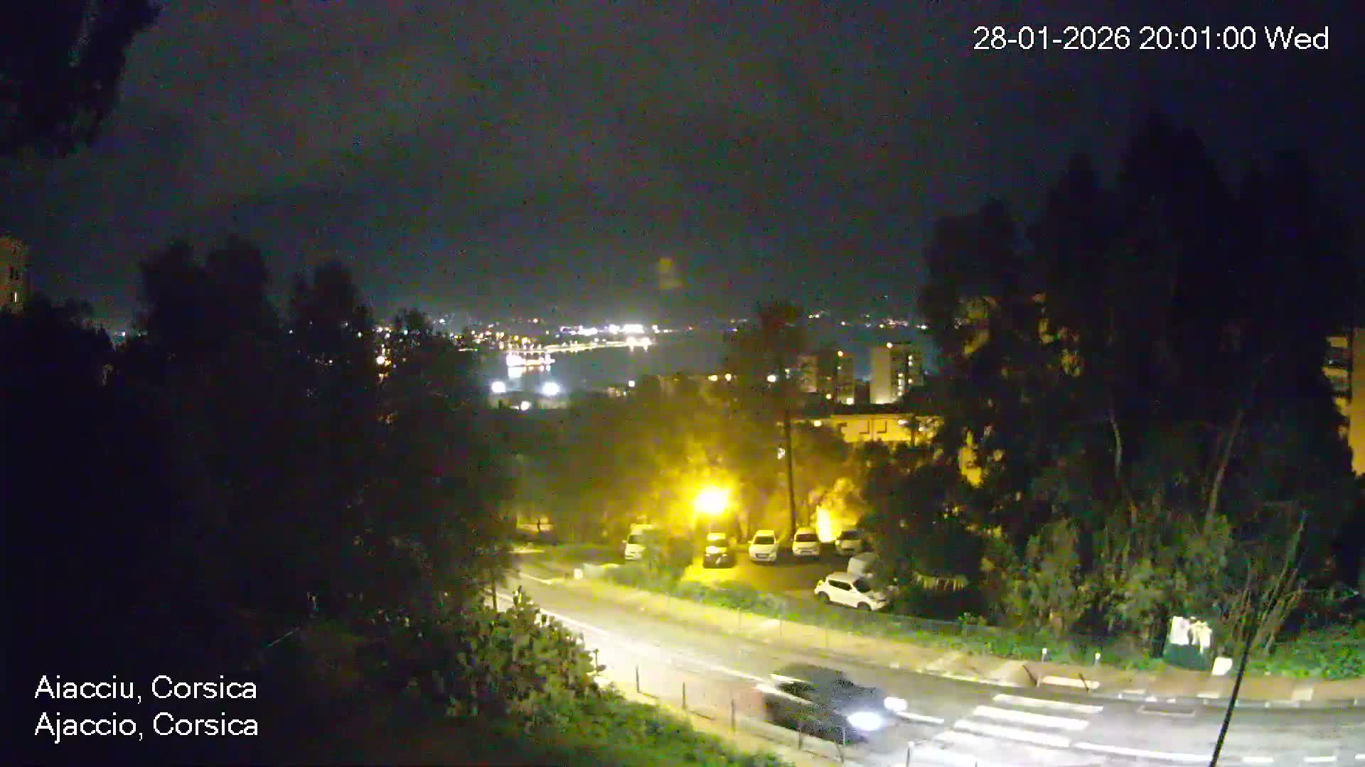 Corsica, Ajaccio City Skyline Live Cam - Ajaccio, Corse-du-Sud, Corse , France