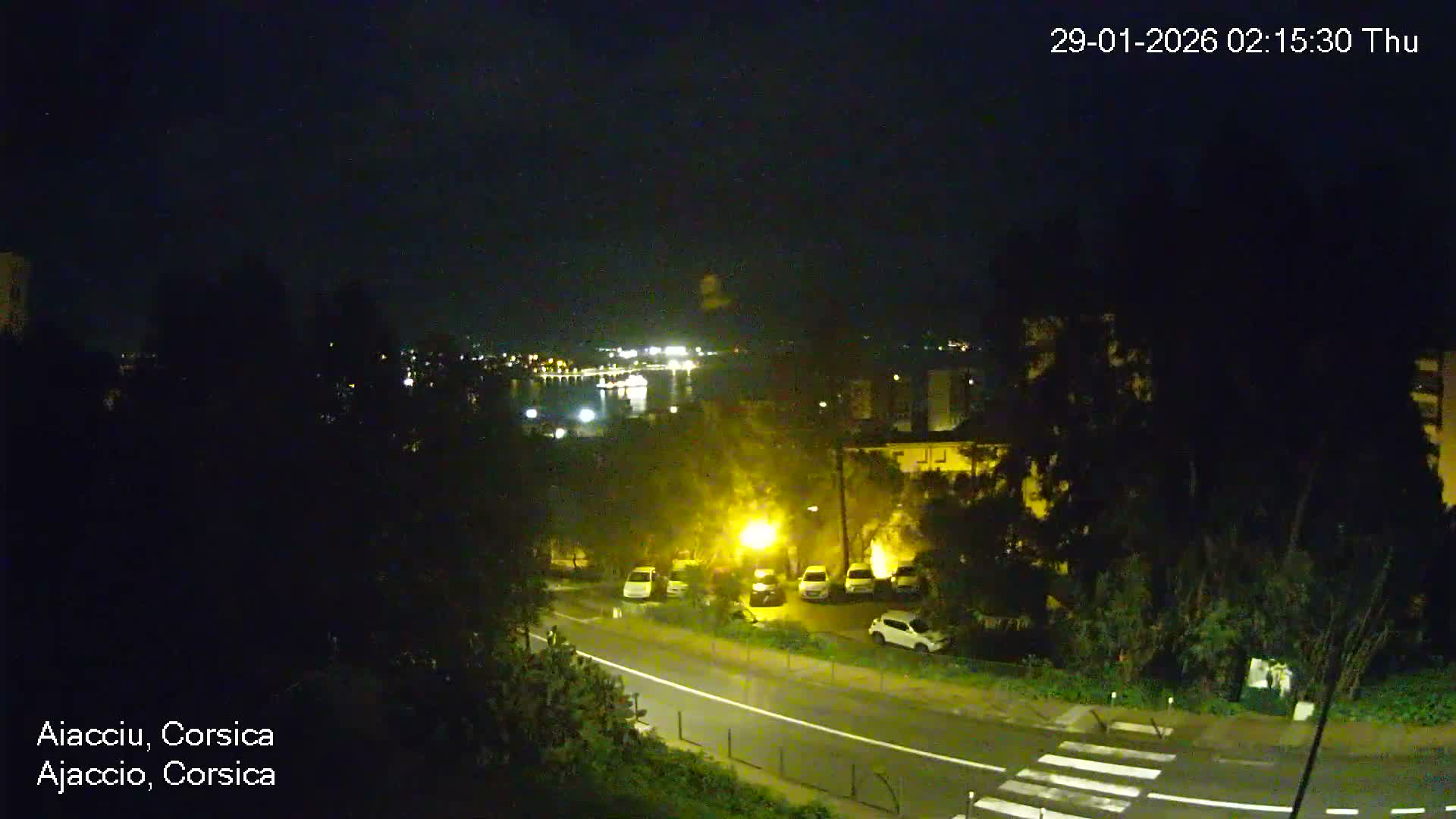 Corsica, Ajaccio City Skyline Live Cam - Ajaccio, Corse-du-Sud, Corse , France