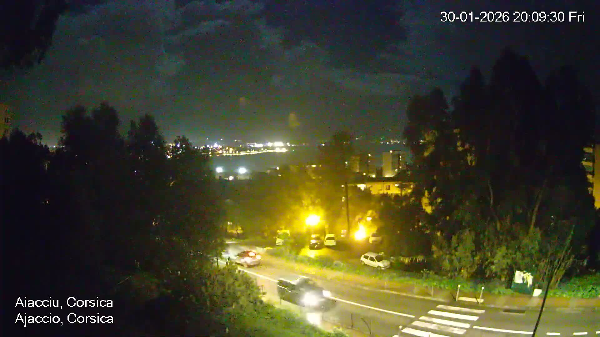 Corsica, Ajaccio City Skyline Live Cam - Ajaccio, Corse-du-Sud, Corse , France