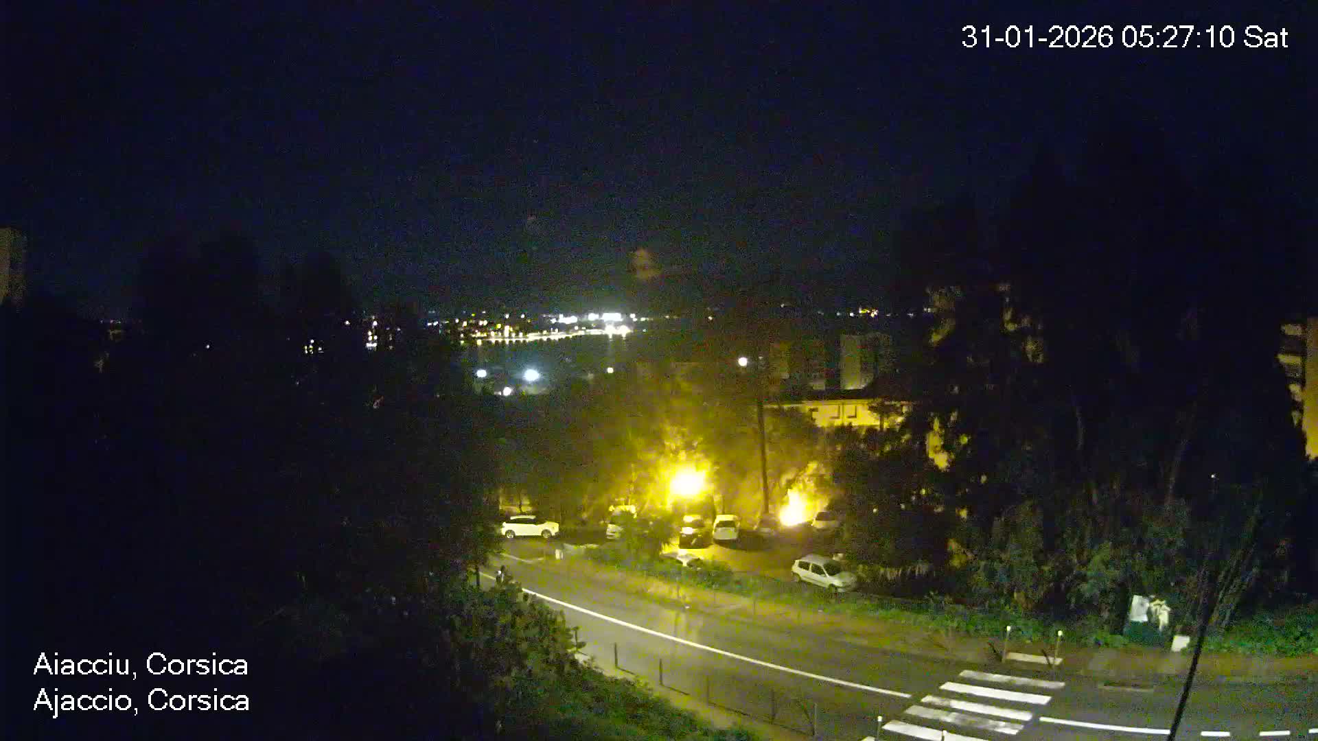 Corsica, Ajaccio City Skyline Live Cam - Ajaccio, Corse-du-Sud, Corse , France