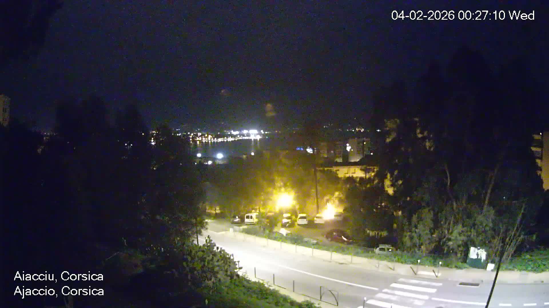 Corsica, Ajaccio City Skyline Live Cam - Ajaccio, Corse-du-Sud, Corse , France