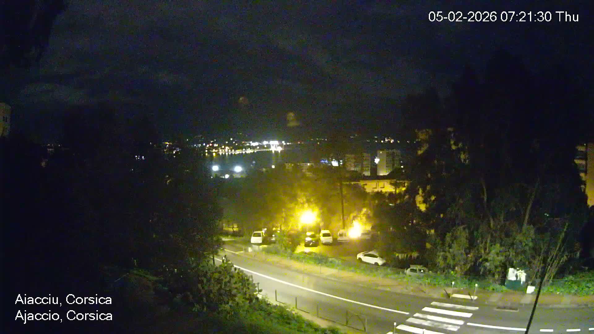 Corsica, Ajaccio City Skyline Live Cam - Ajaccio, Corse-du-Sud, Corse , France