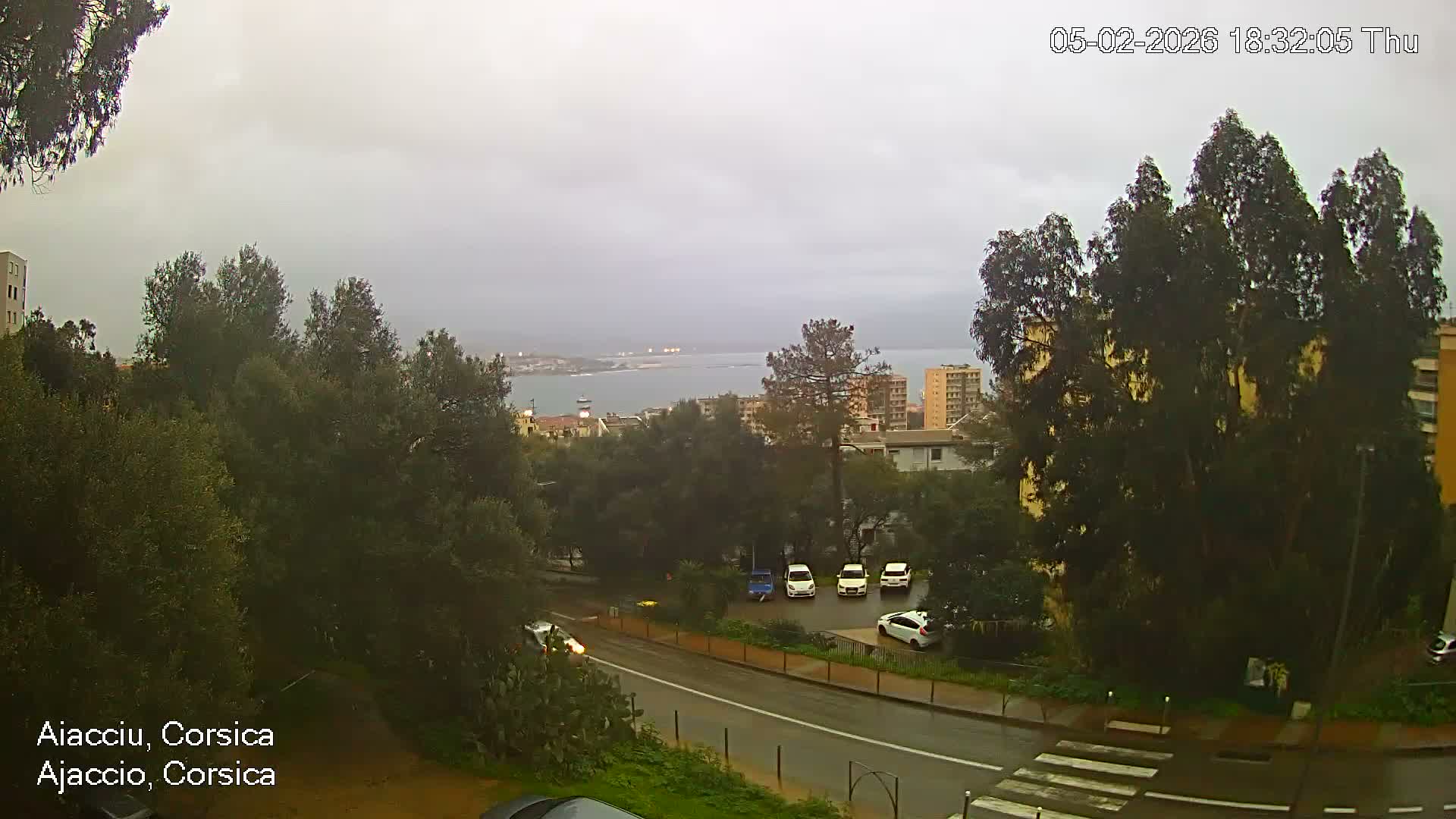 Corsica, Ajaccio City Skyline Live Cam - Ajaccio, Corse-du-Sud, Corse , France