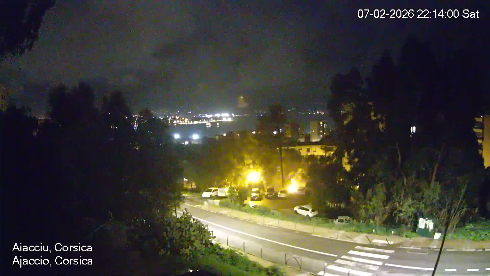 Corsica, Ajaccio City Skyline Live Cam - Ajaccio, Corse-du-Sud, Corse , France