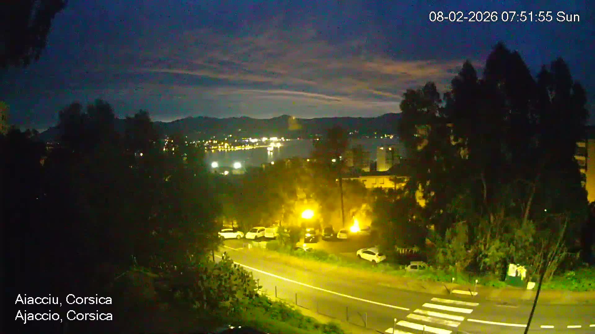 Corsica, Ajaccio City Skyline Live Cam - Ajaccio, Corse-du-Sud, Corse , France