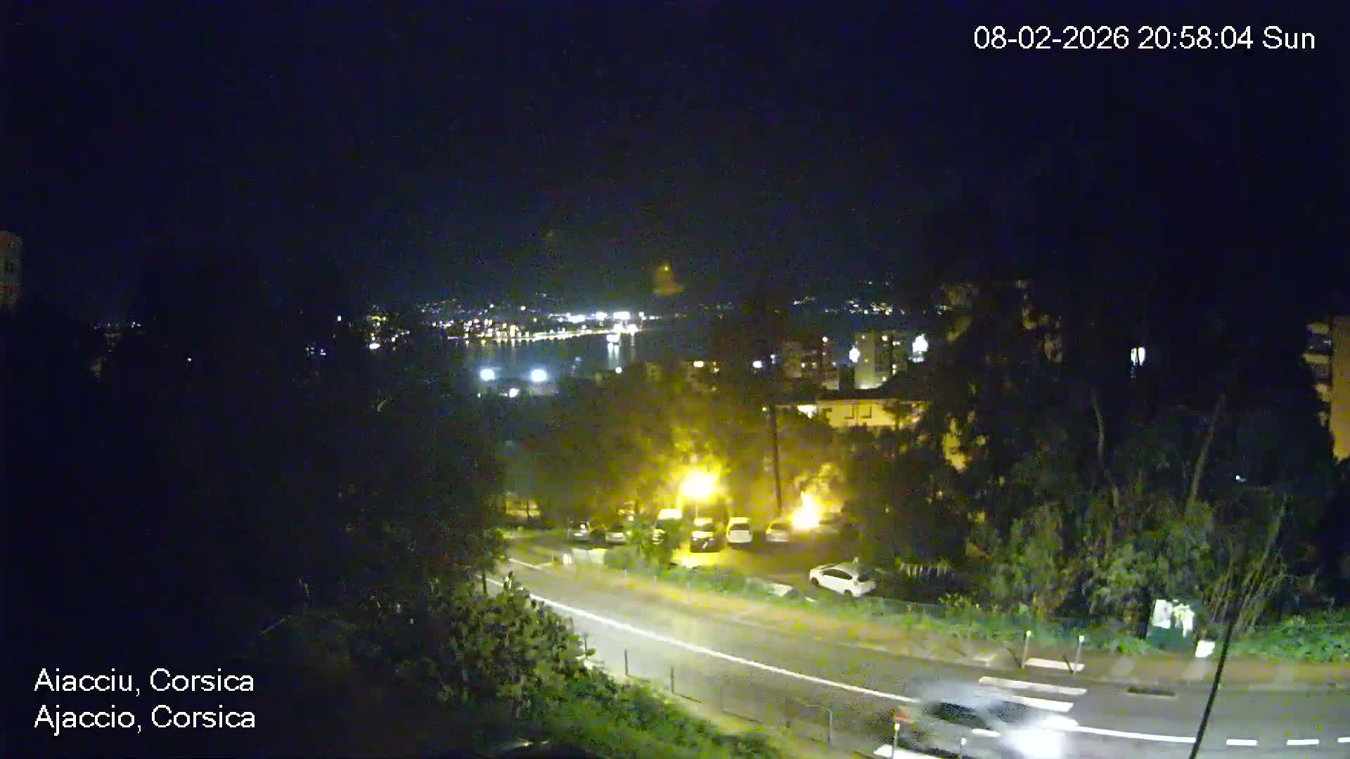 Corsica, Ajaccio City Skyline Live Cam - Ajaccio, Corse-du-Sud, Corse , France