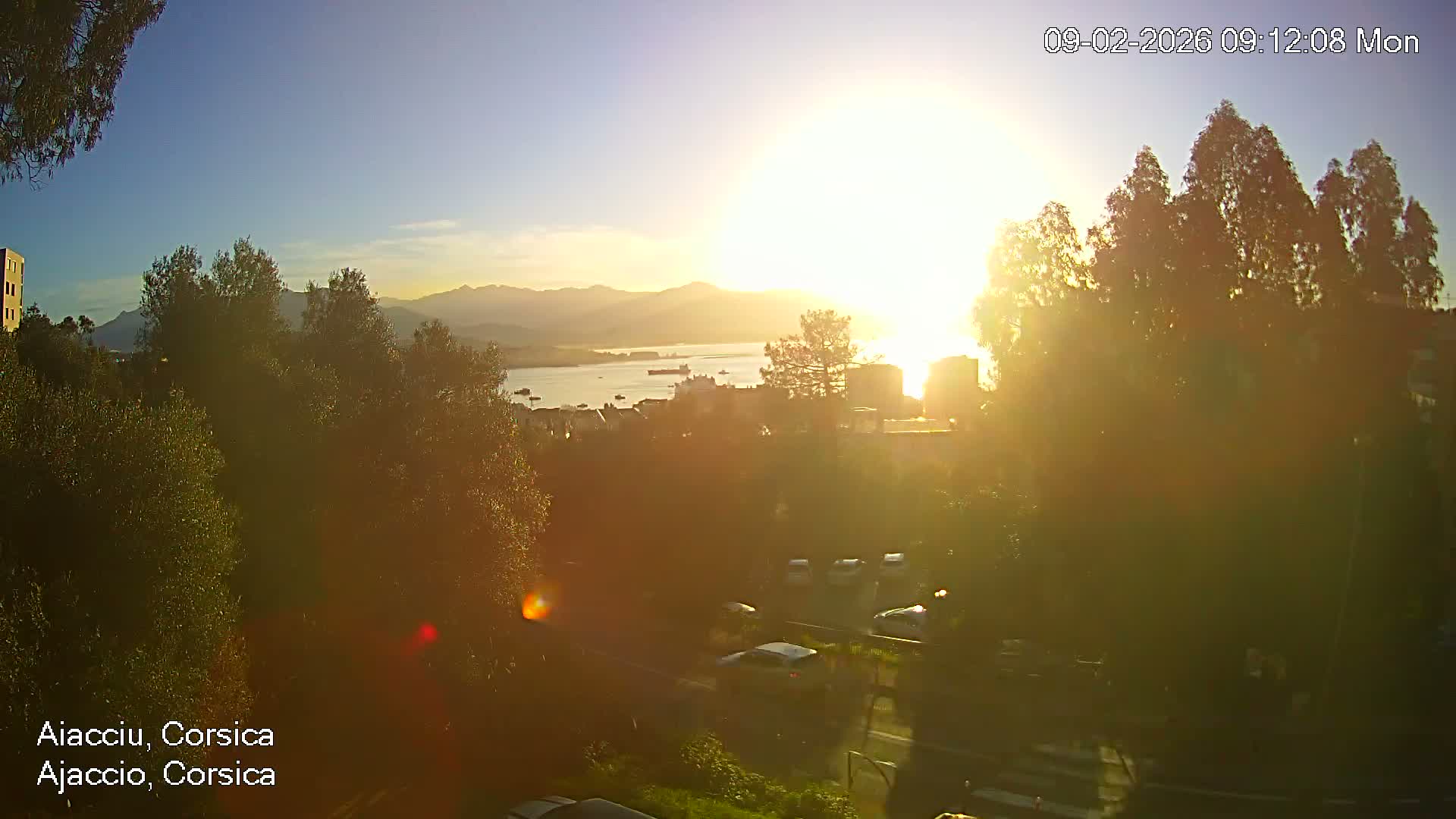 Corsica, Ajaccio City Skyline Live Cam - Ajaccio, Corse-du-Sud, Corse , France