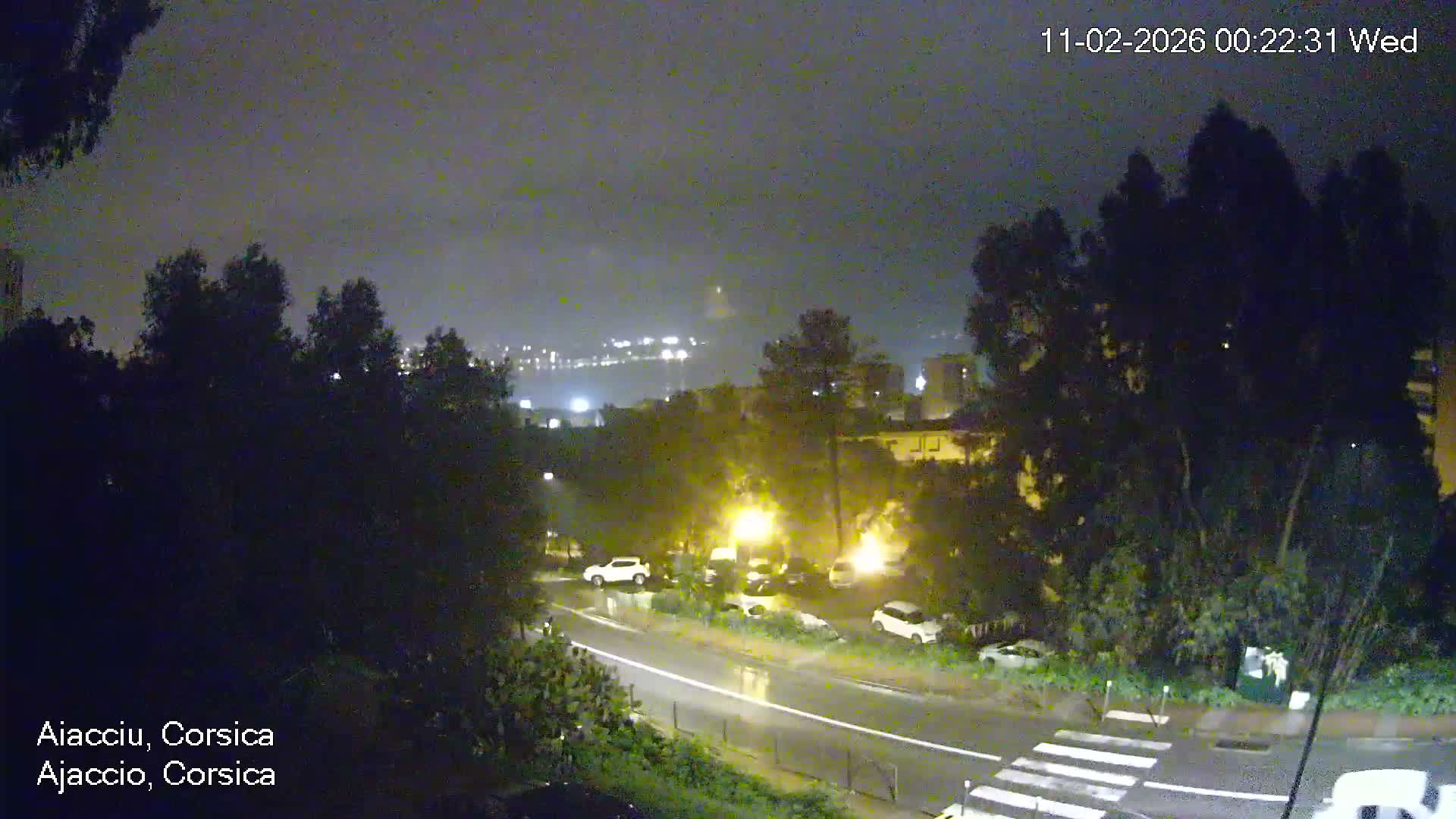 Corsica, Ajaccio City Skyline Live Cam - Ajaccio, Corse-du-Sud, Corse , France