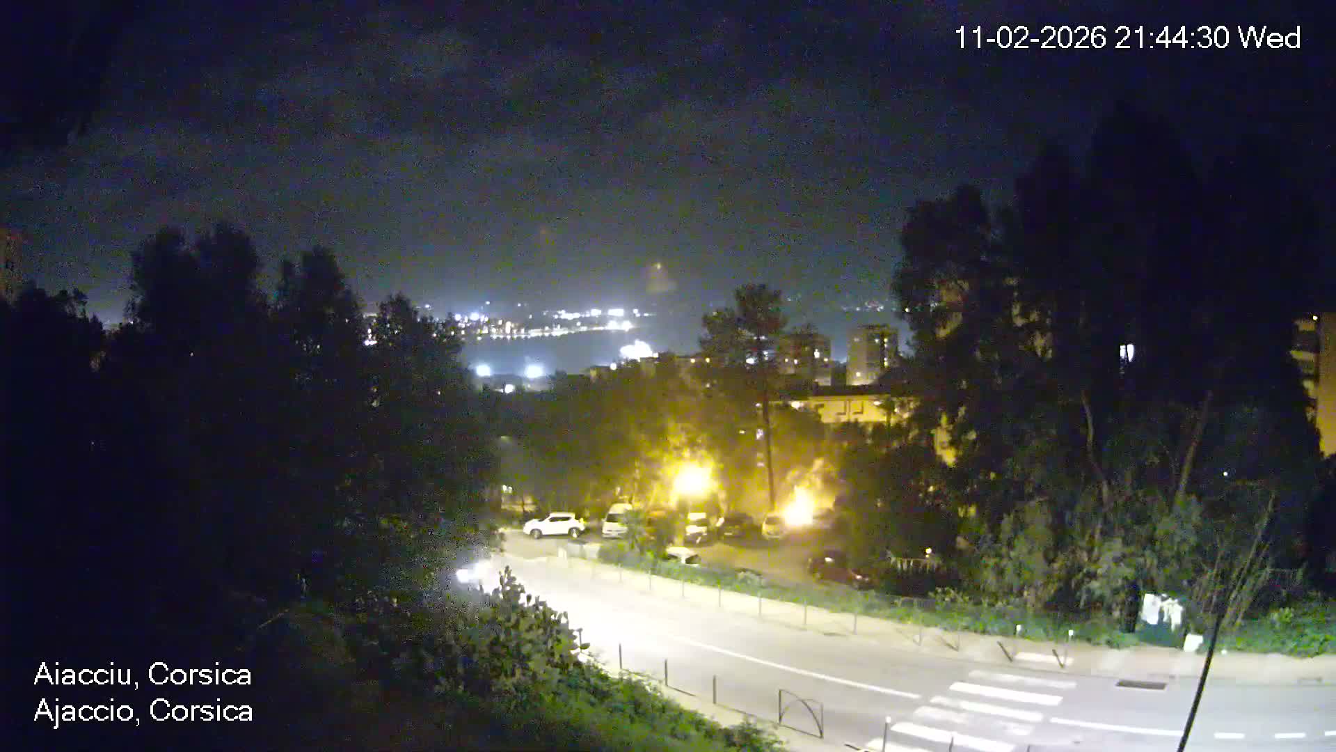 Corsica, Ajaccio City Skyline Live Cam - Ajaccio, Corse-du-Sud, Corse , France