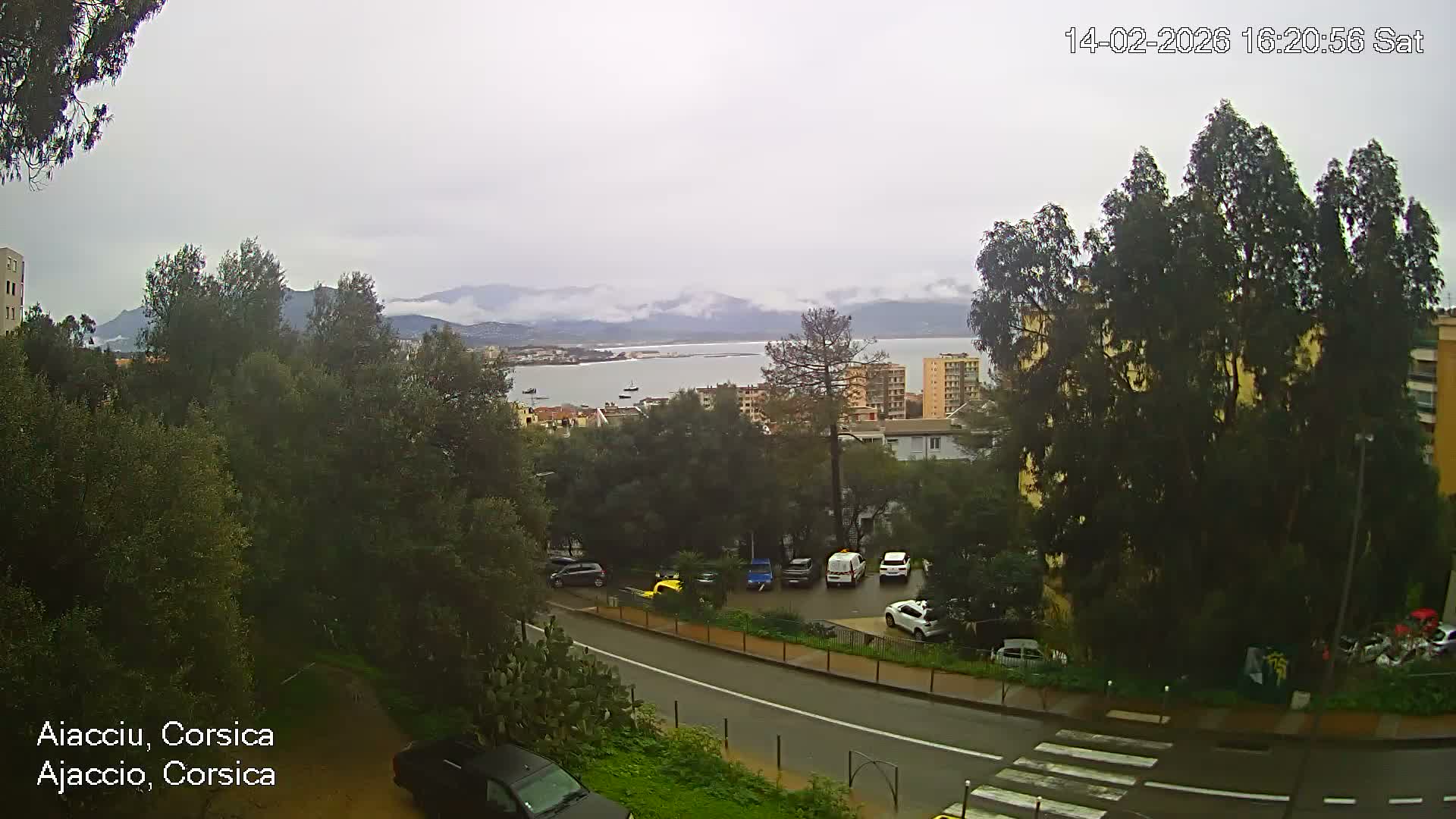 Corsica, Ajaccio City Skyline Live Cam - Ajaccio, Corse-du-Sud, Corse , France