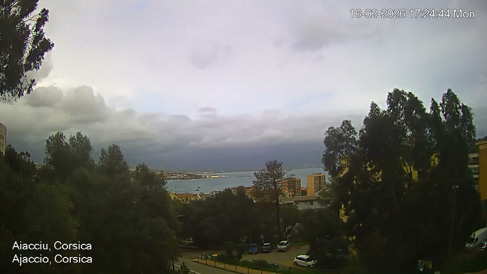 Corsica, Ajaccio City Skyline Live Cam - Ajaccio, Corse-du-Sud, Corse , France