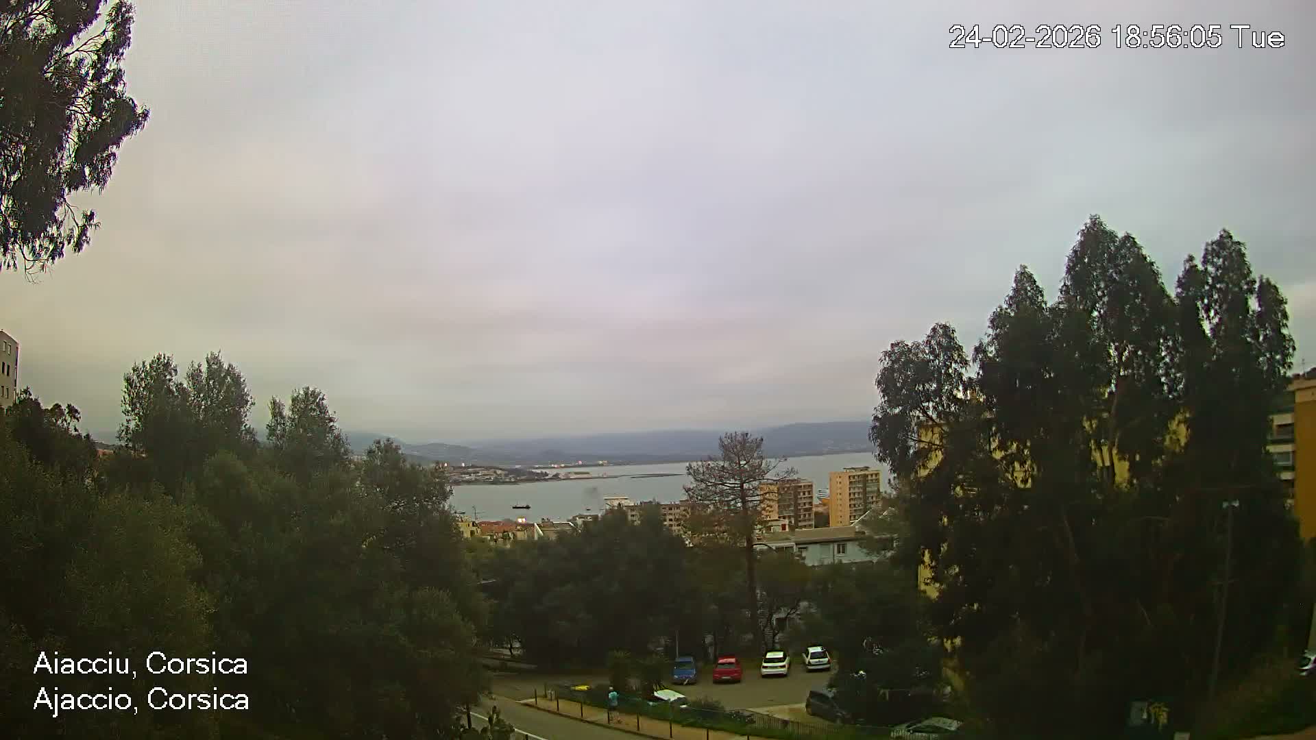 Corsica, Ajaccio City Skyline Live Cam - Ajaccio, Corse-du-Sud, Corse , France