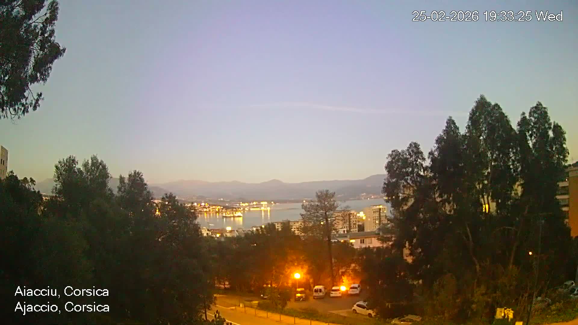 Corsica, Ajaccio City Skyline Live Cam - Ajaccio, Corse-du-Sud, Corse , France