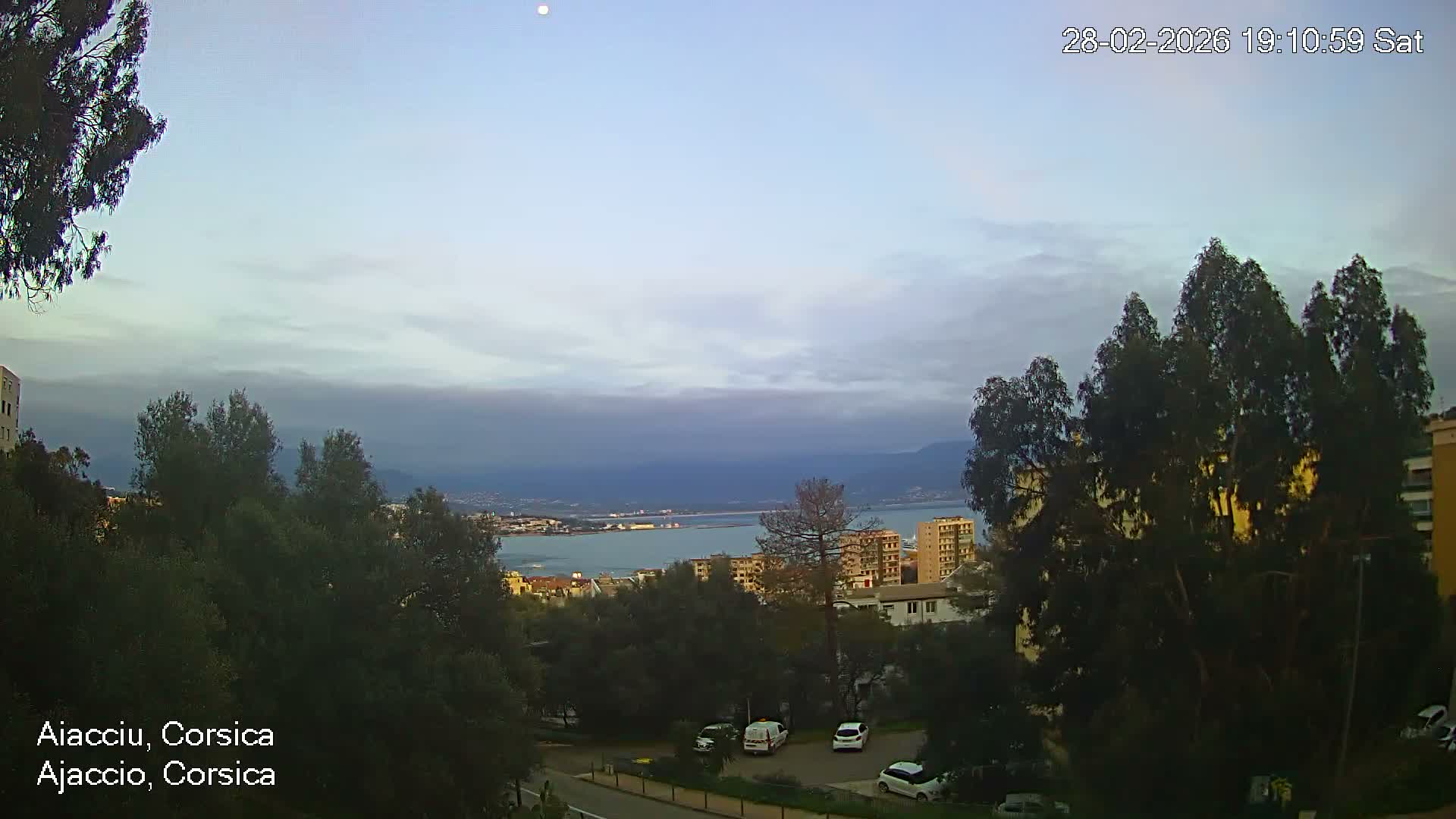 Corsica, Ajaccio City Skyline Live Cam - Ajaccio, Corse-du-Sud, Corse , France